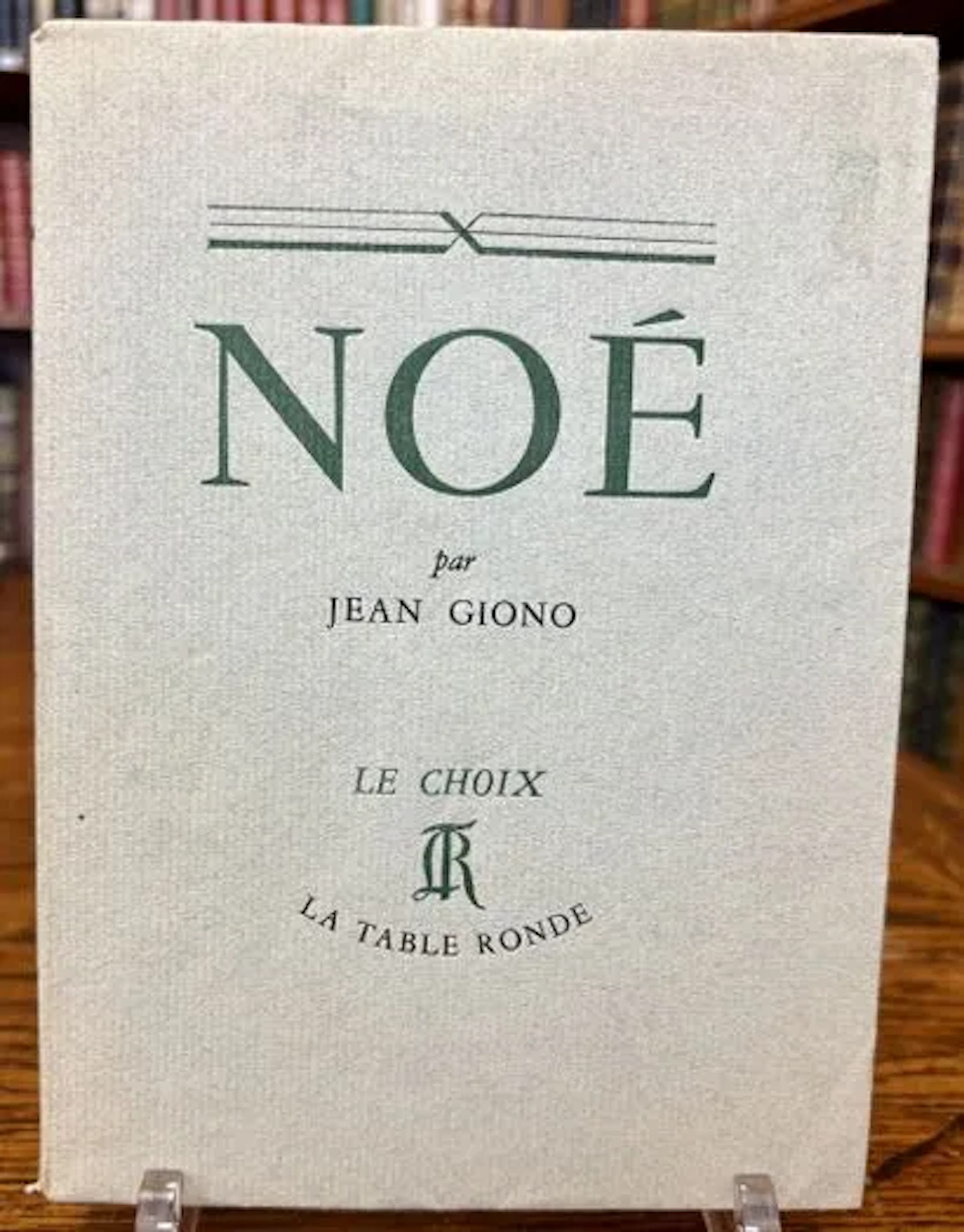 GIONO (Jean). Noé. Paris, La Table Ronde, collection « Le Ch - Lot 116