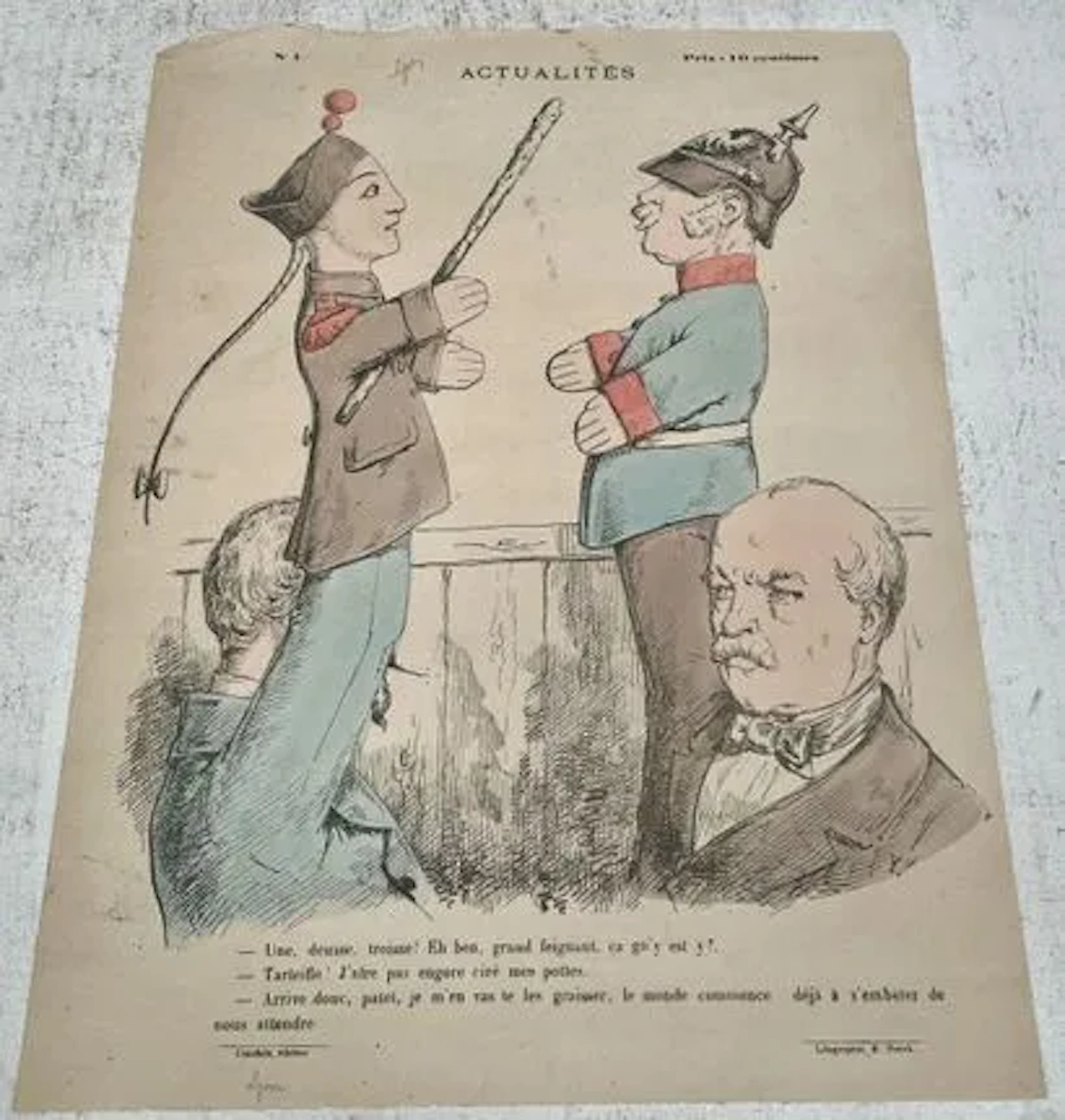 ACTUALITÉS, No. 1 — COLORED ISSUE - Lot 34