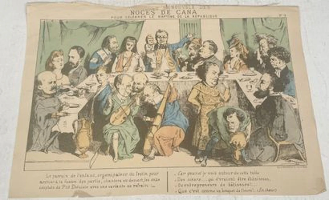 CARICATURE POLITIQUE — NOCES DE CANA - Lot 80