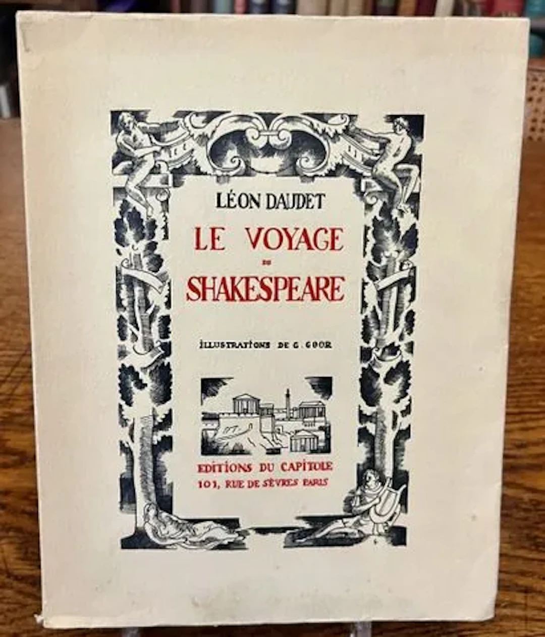 DAUDET (Léon). — Le Voyage de Shakespeare. - Lot 74