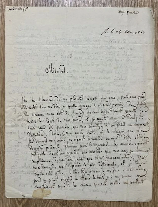 HÉDOUIN (Pierre) (1789–1868). French lawyer, man of letters, - Lot 209