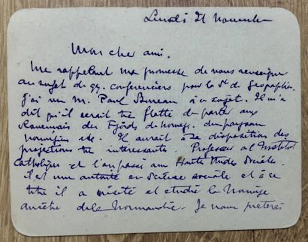 CHIROL (Pierre) (1881-1953). Architecte français. Président - Lot 53