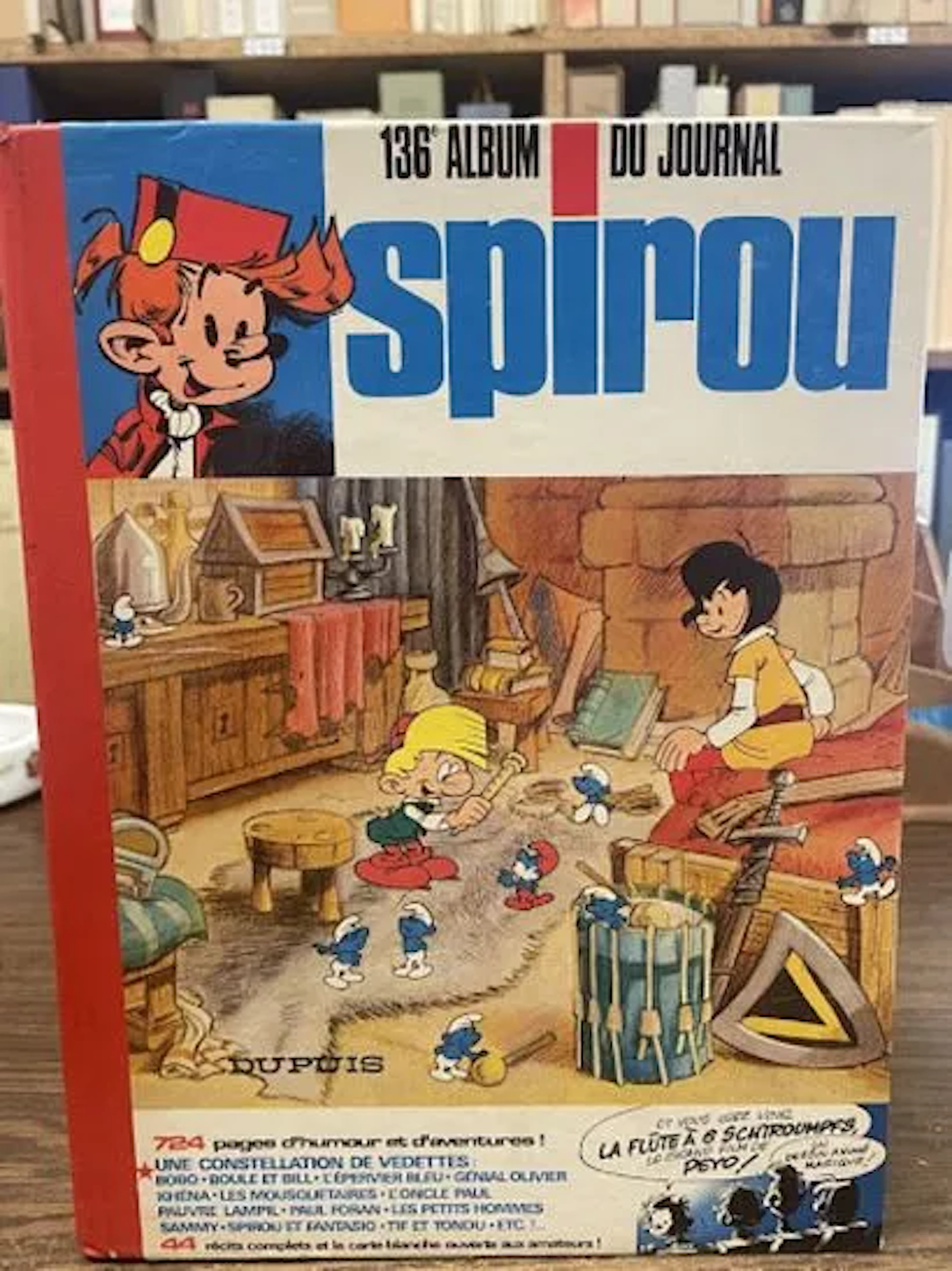 Spirou Album No. 136 - Dupuis Publisher's Binding - 1975 (Re - Lot 275