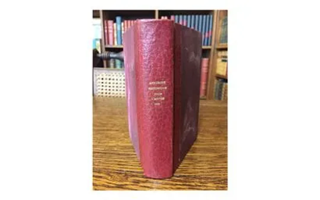 ANONYME. Annuaire historique pour l'année 1852. - Lot 16
