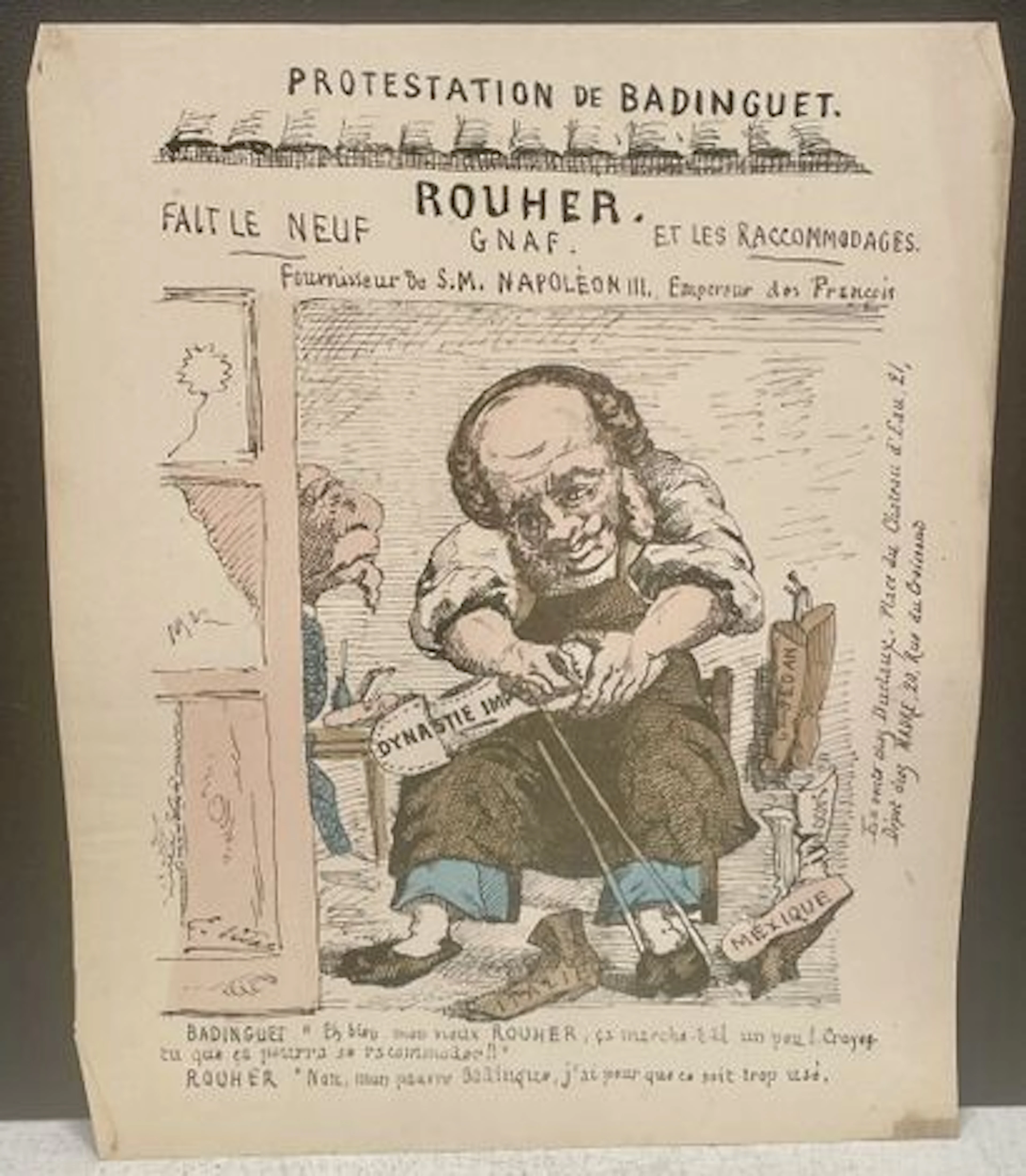 BADINGUET — ROUHER PROTEST - Lot 270