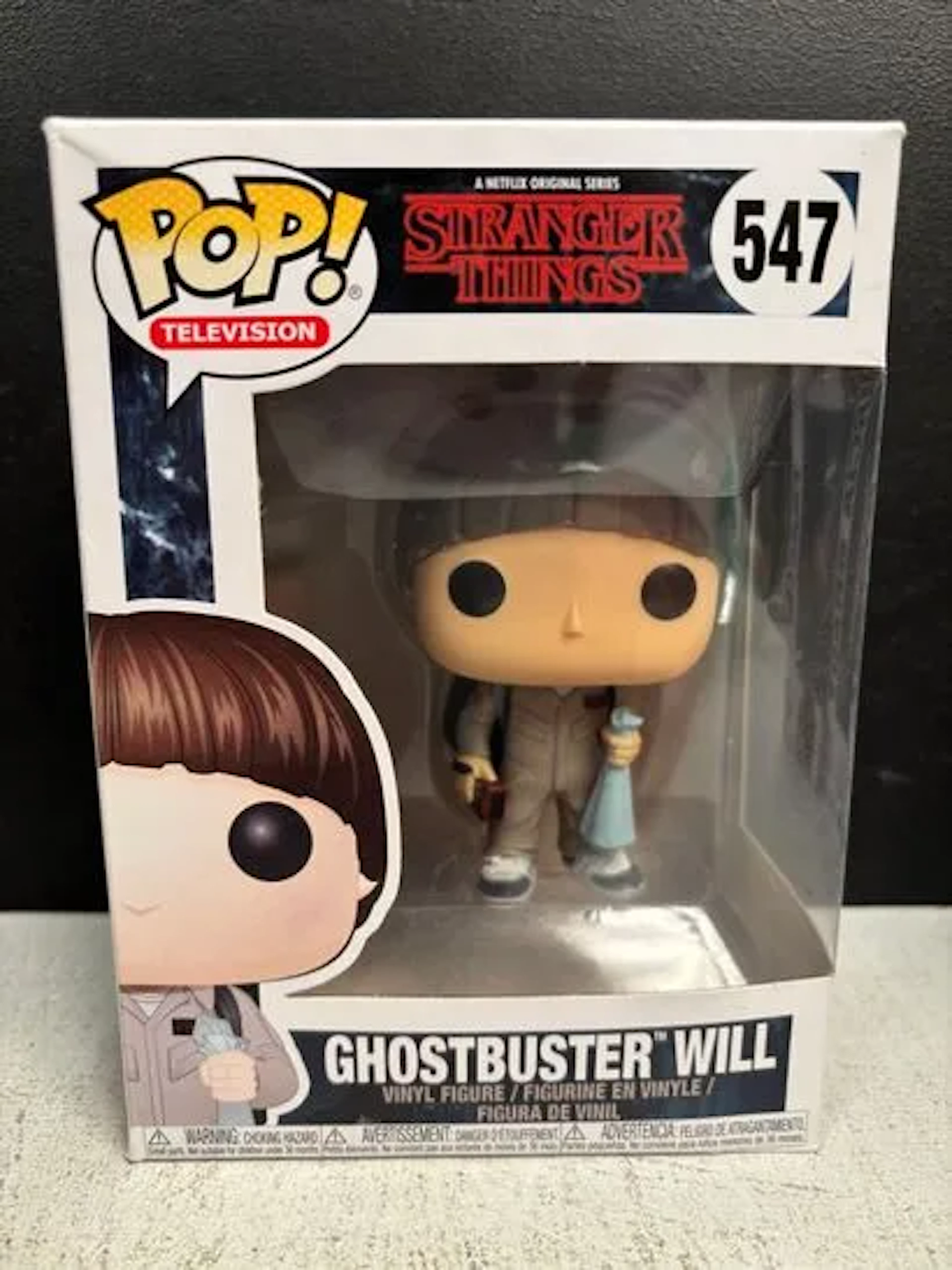FUNKO POP! STRANGER THINGS - GHOSTBUSTER WILL #547 - Lot 275