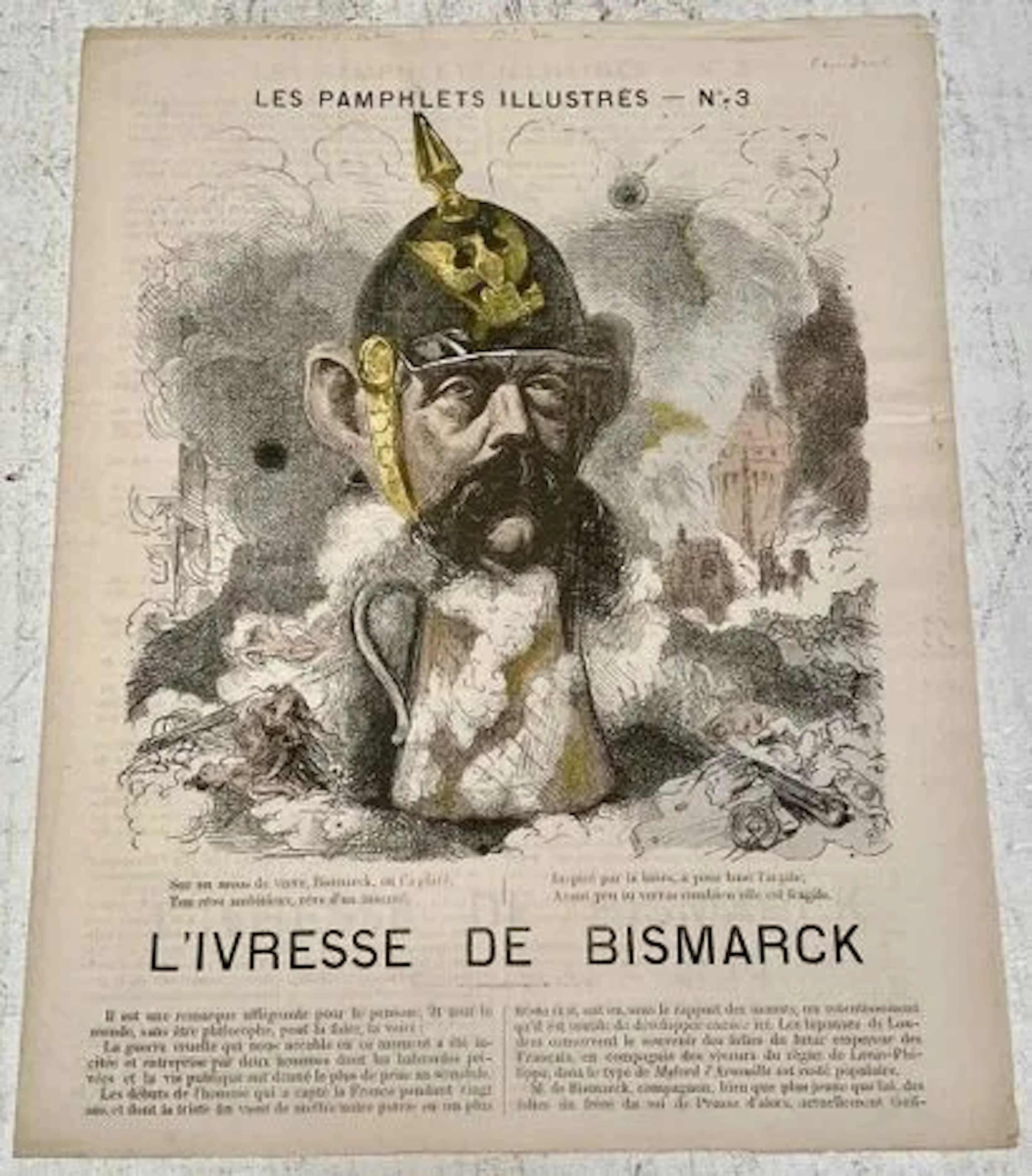 THE ILLUSTRATED PAMPHLETS — “BISMARCK’S INTOXICATION” - Lot 226