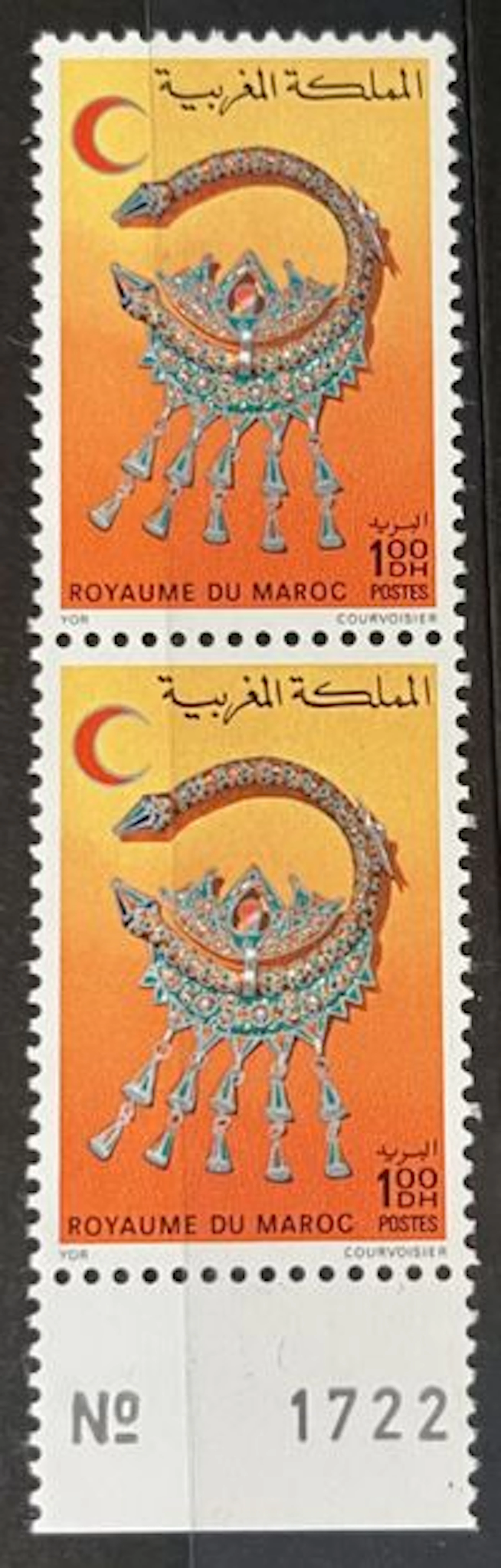 MOROCCO — RED CRESCENT / TRADITIONAL JEWELRY - Lot 146
