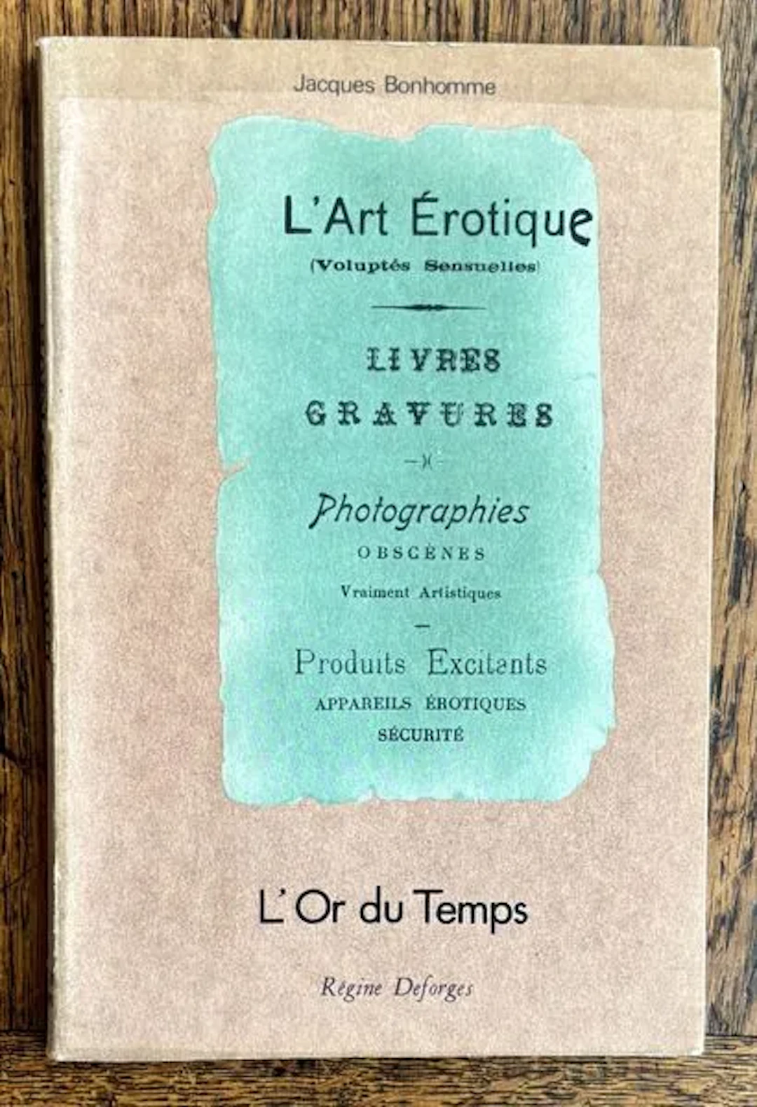 BONHOMME (Jacques) [RÉGINE DEFORGES] — THE EROTIC ART. SENSU - Lot 34