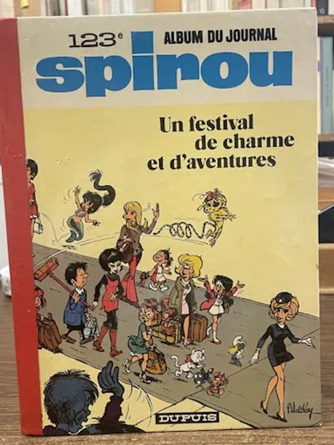Spirou Album No. 123 - Dupuis Publisher's Binding - 1972 (Re - Lot 268