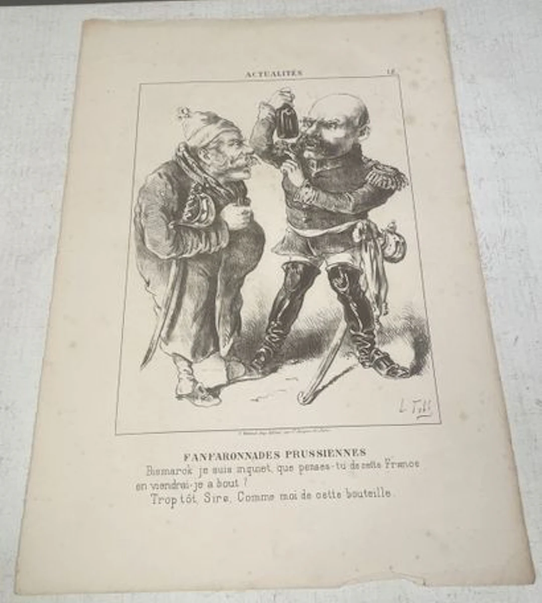 FANFARONNADES PRUSSIENNES - Lot 106