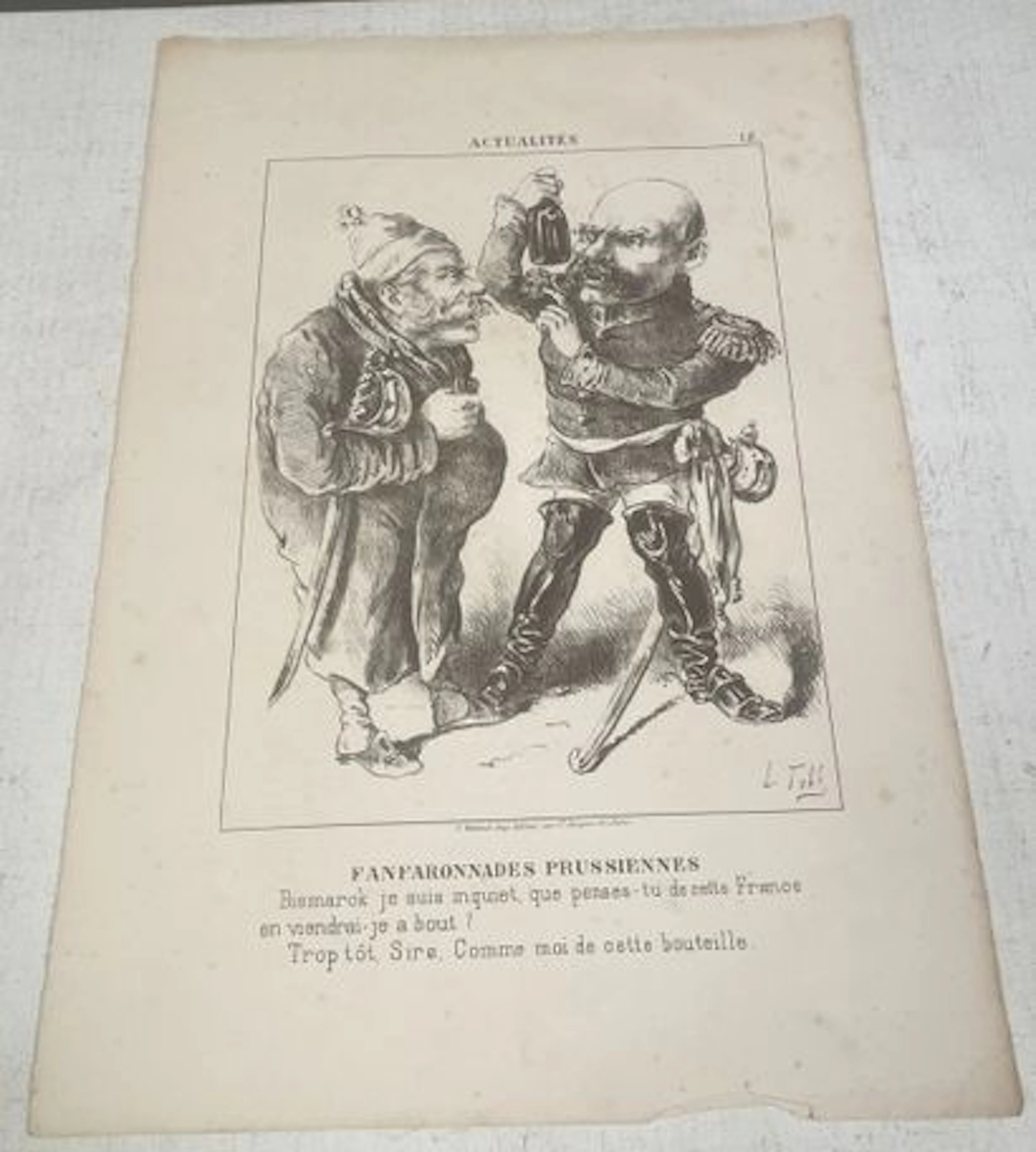 FANFARONNADES PRUSSIENNES - Lot 106