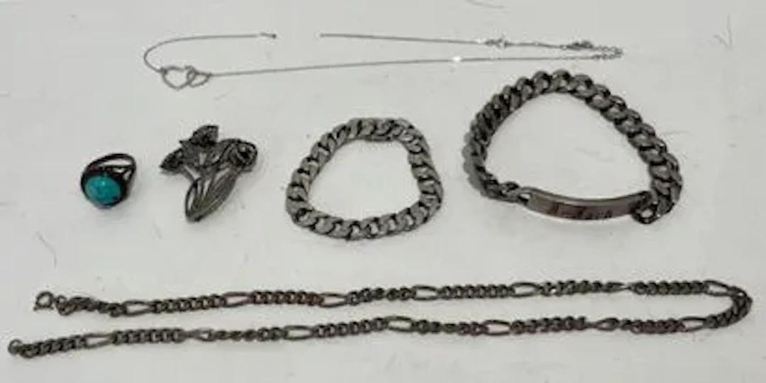 LOT DE BIJOUX ARGENT - Lot 161