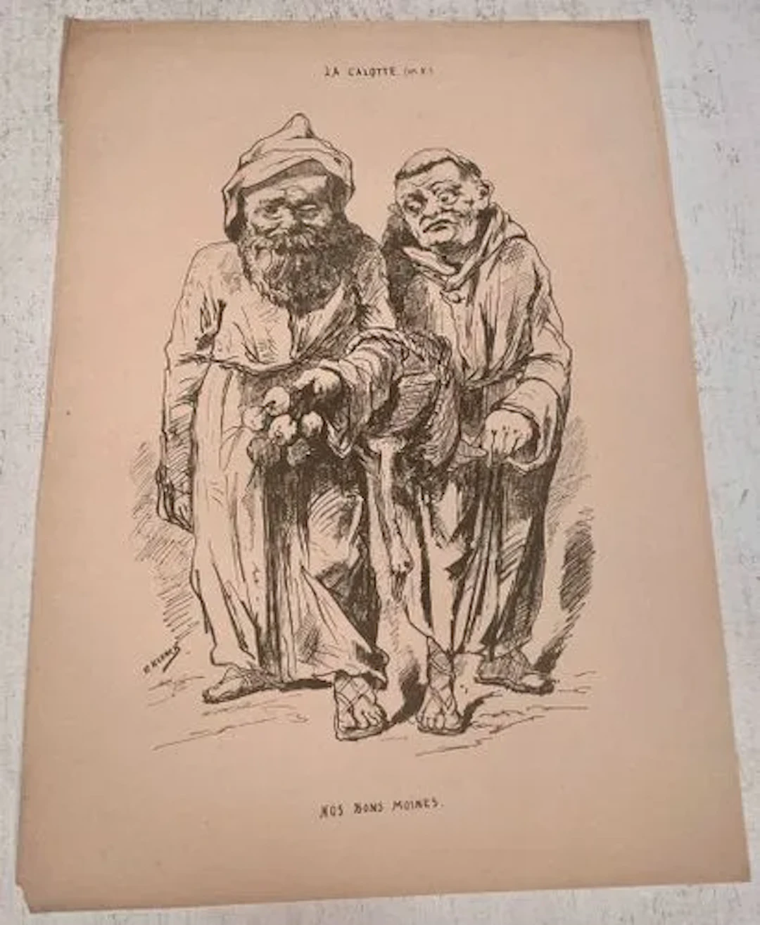 KLENCK — LA CALOTTE, “OUR GOOD MONKS” - Lot 148