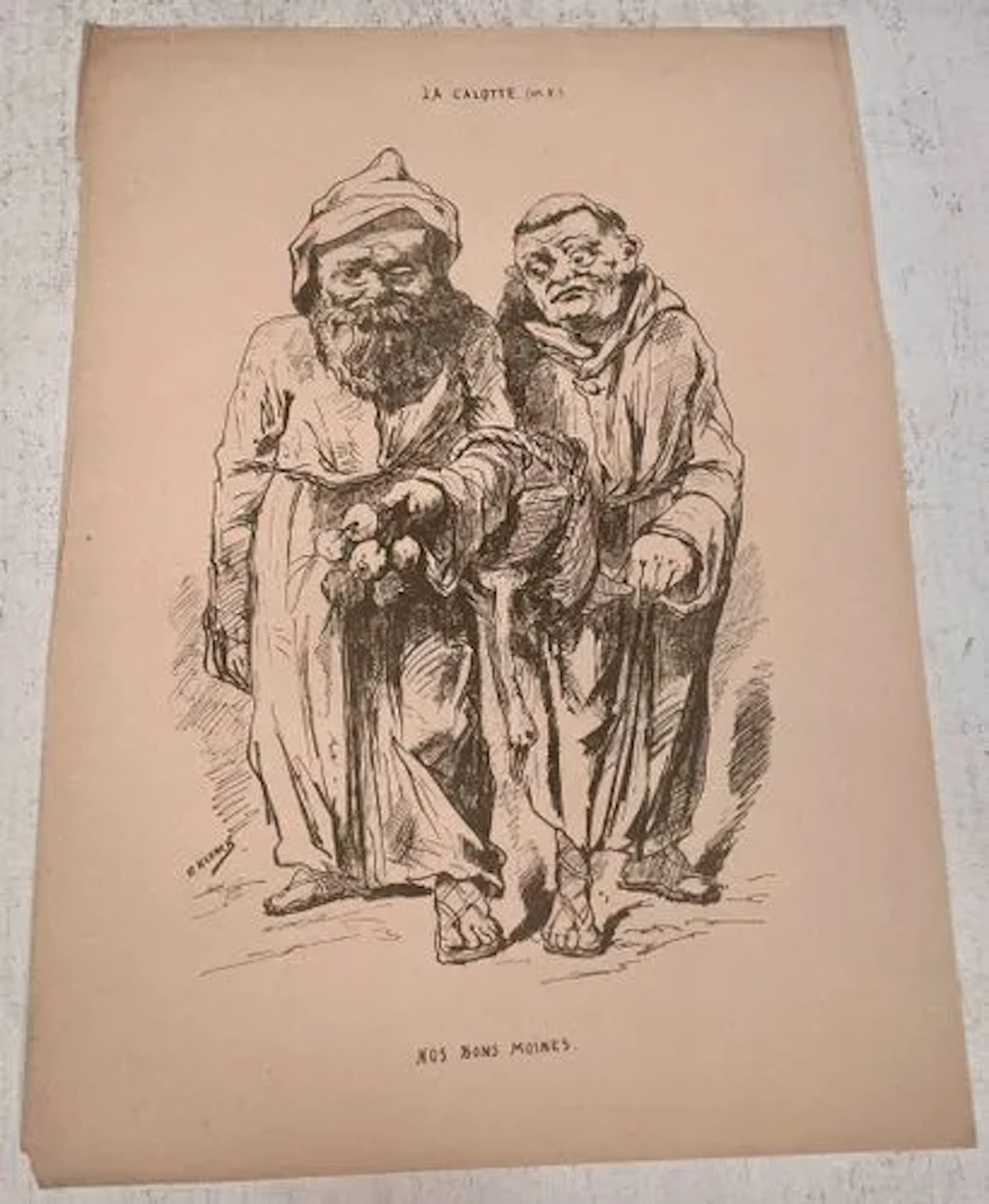 KLENCK — LA CALOTTE, “OUR GOOD MONKS” - Lot 148