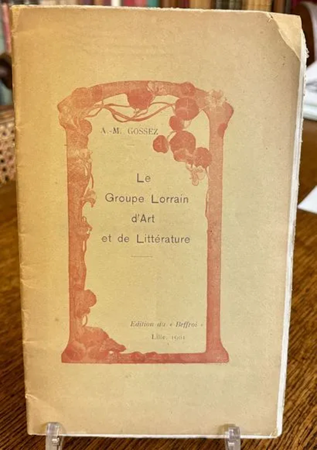 GOSSEZ (A.-M.). The Lorraine Group for Art and Literature. L - Lot 121