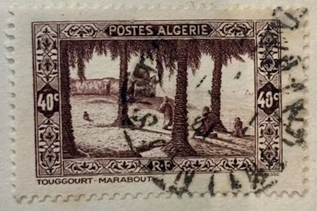 ALGÉRIE — 40 c. brun, Touggourt - Marabout - Lot 28