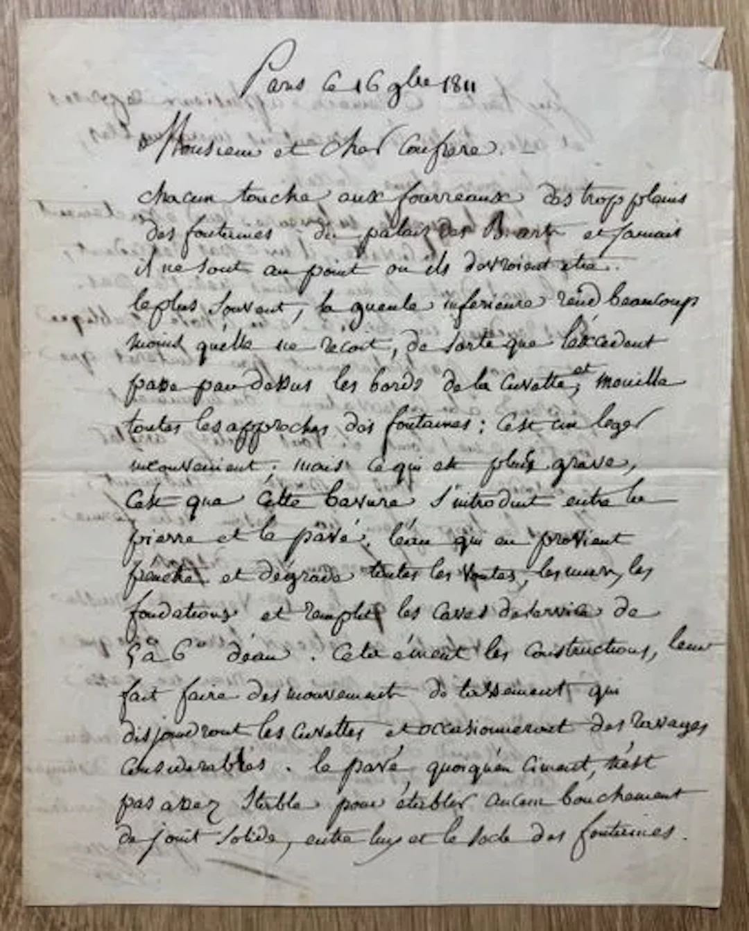 VAUDOYER (Antoine-Laurent-Thomas) (1756-1846). Architecte fr - Lot 293