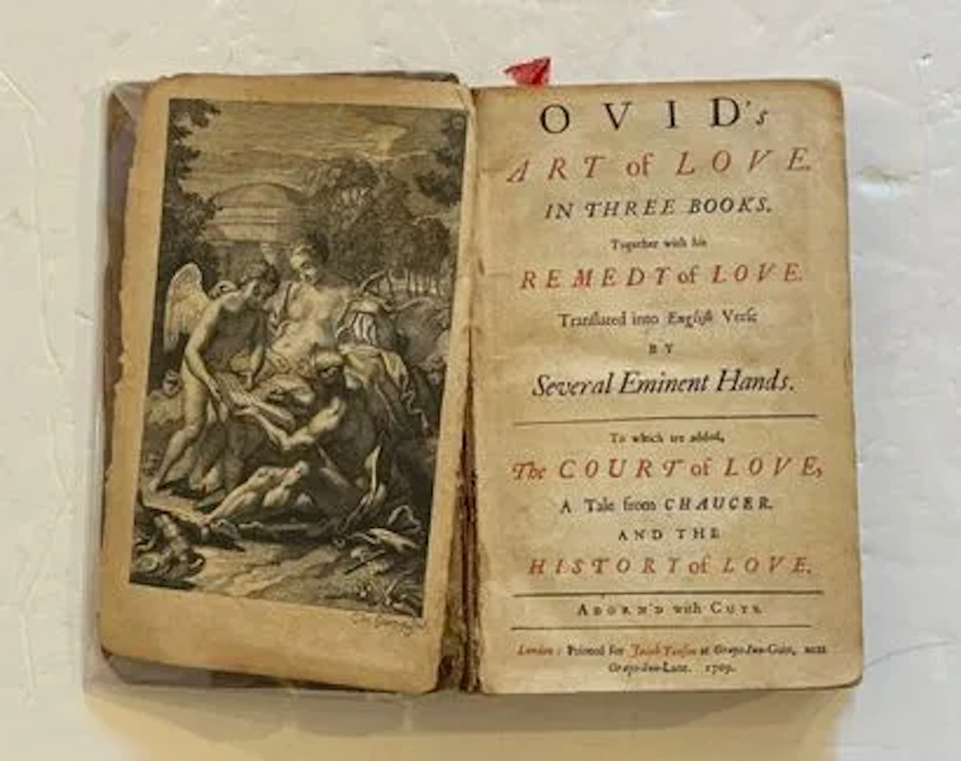OVIDE. L'ART D'AIMER. 18TH CENTURY - Lot 60