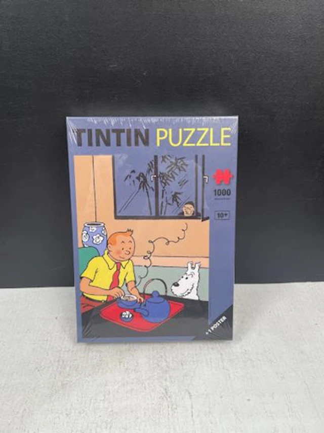 TINTIN (Hergé) - Puzzle 1000 pièces : Le Lotus bleu (Moulins - Lot 234
