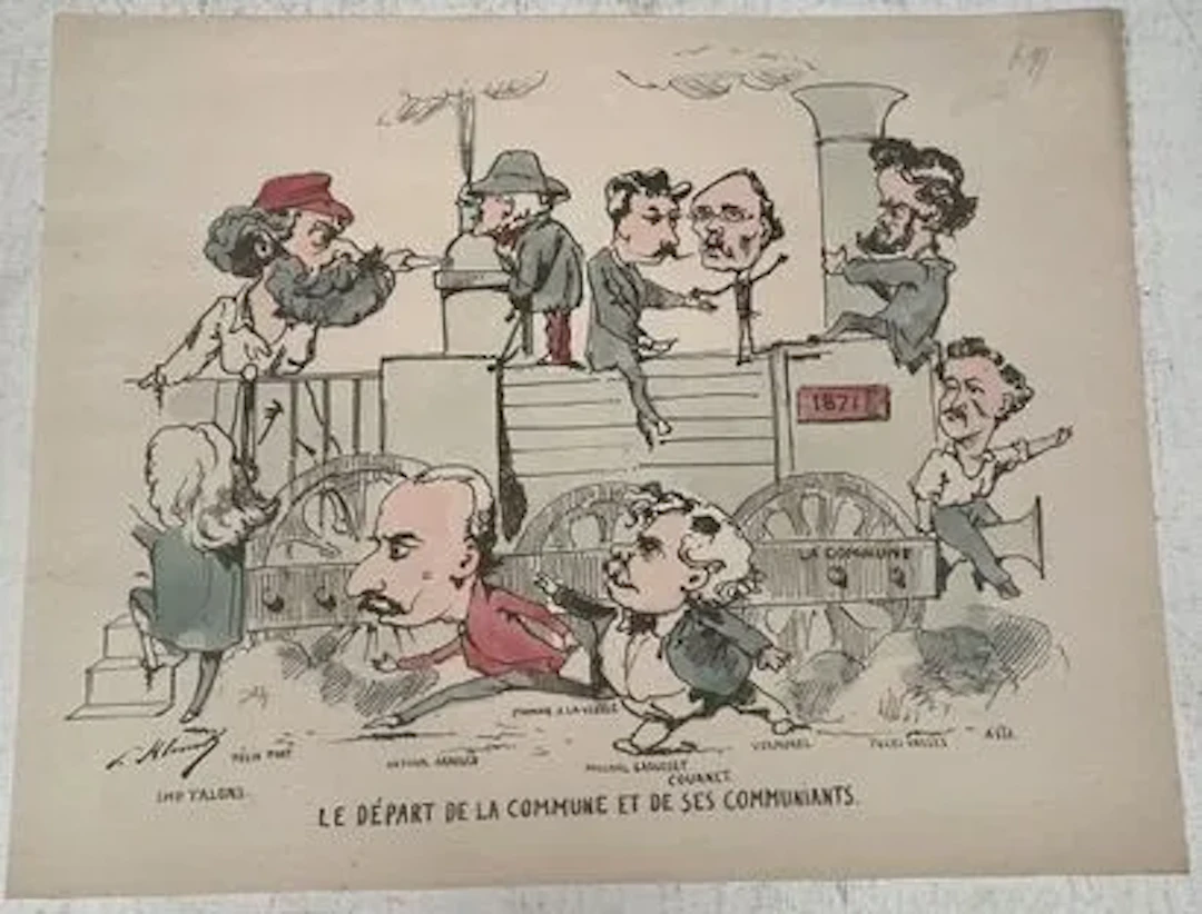 LE DÉPART DE LA COMMUNE ET DE SES COMMANDANTS - Lot 202