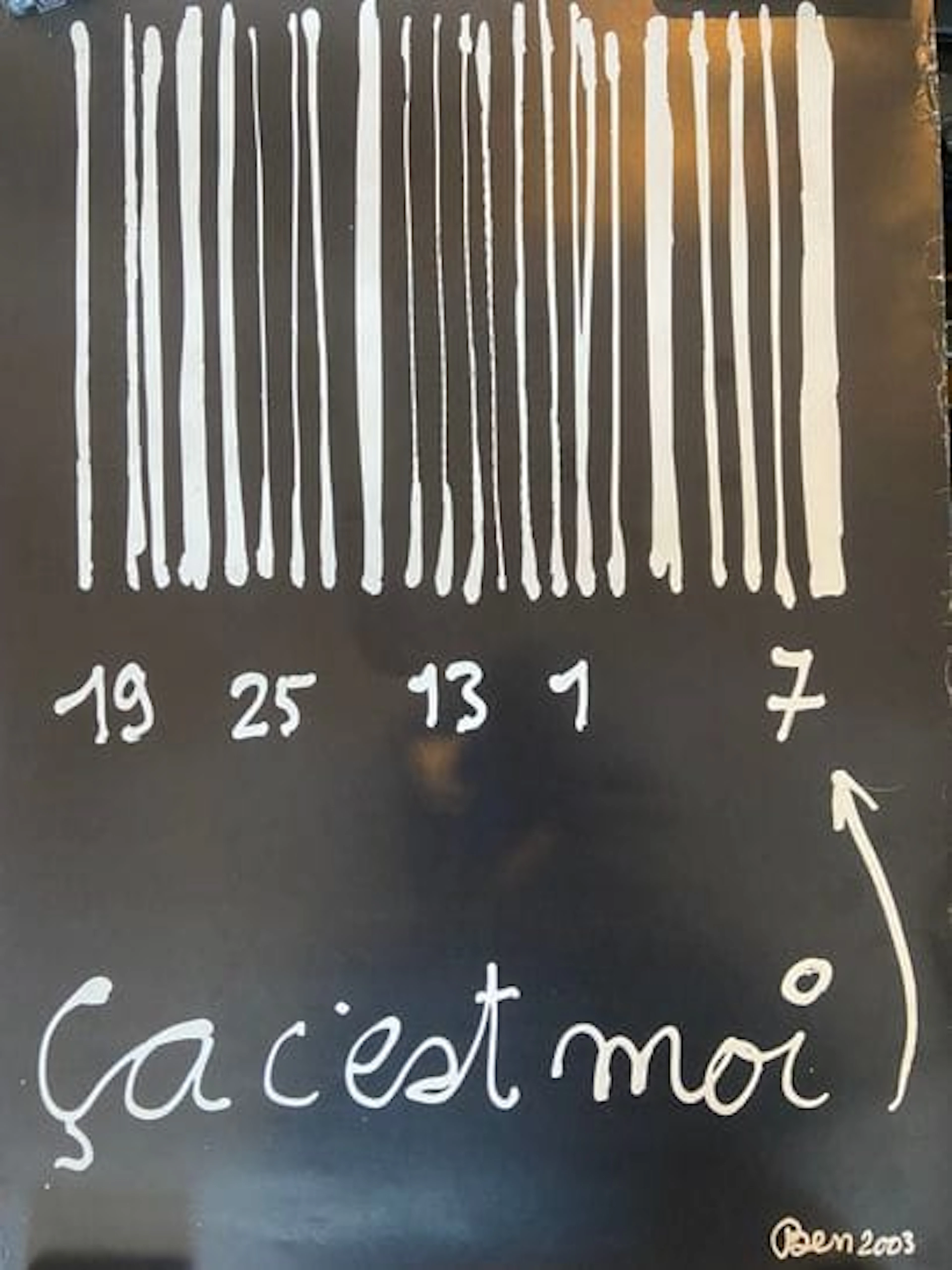 BEN VAUTIER DIT BEN (1935-2024) Poster "Ca c'est moi" signed - Lot 694