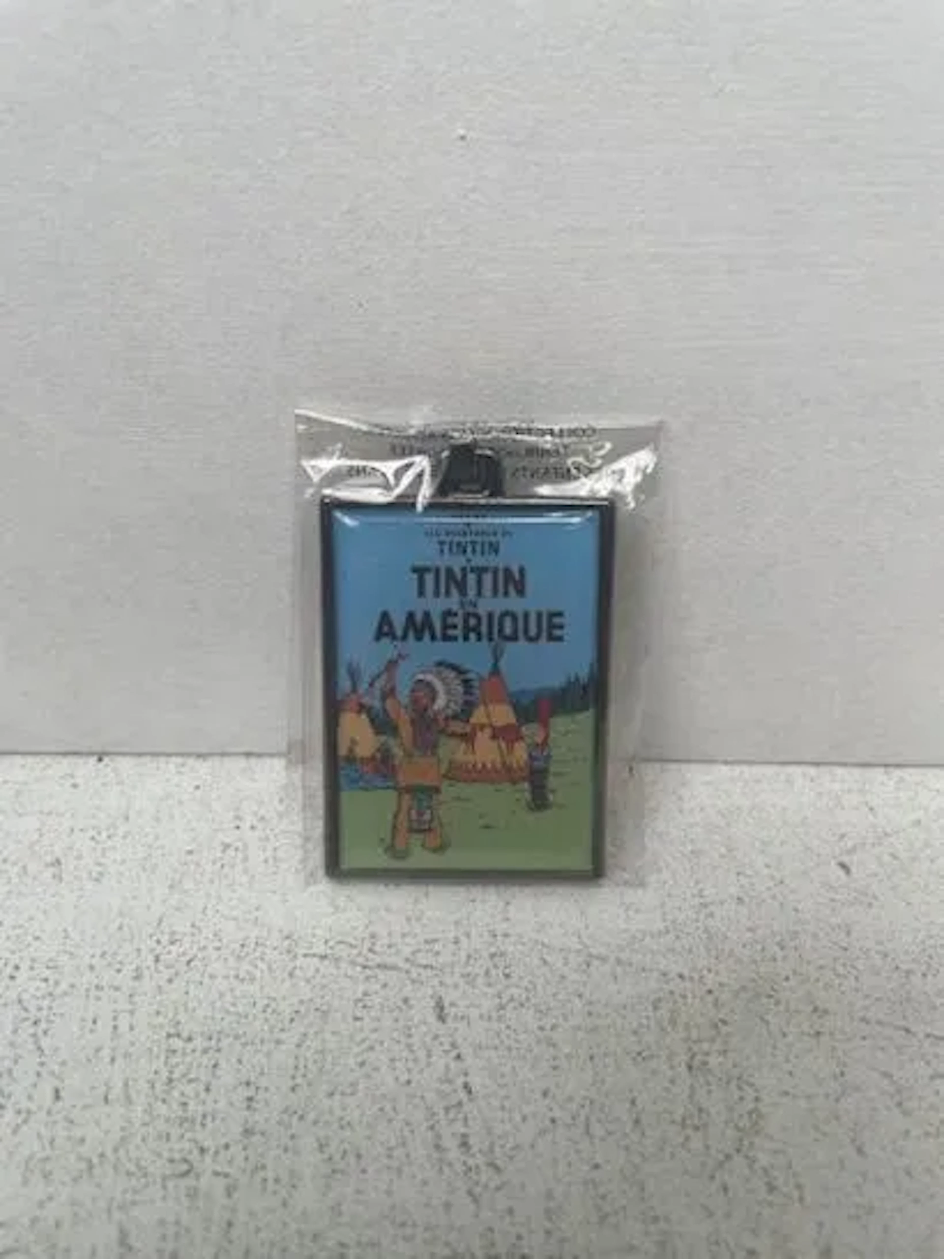 Porte-Clés Métal Collector - Tintin "Tintin en Amérique" (Gr - Lot 255