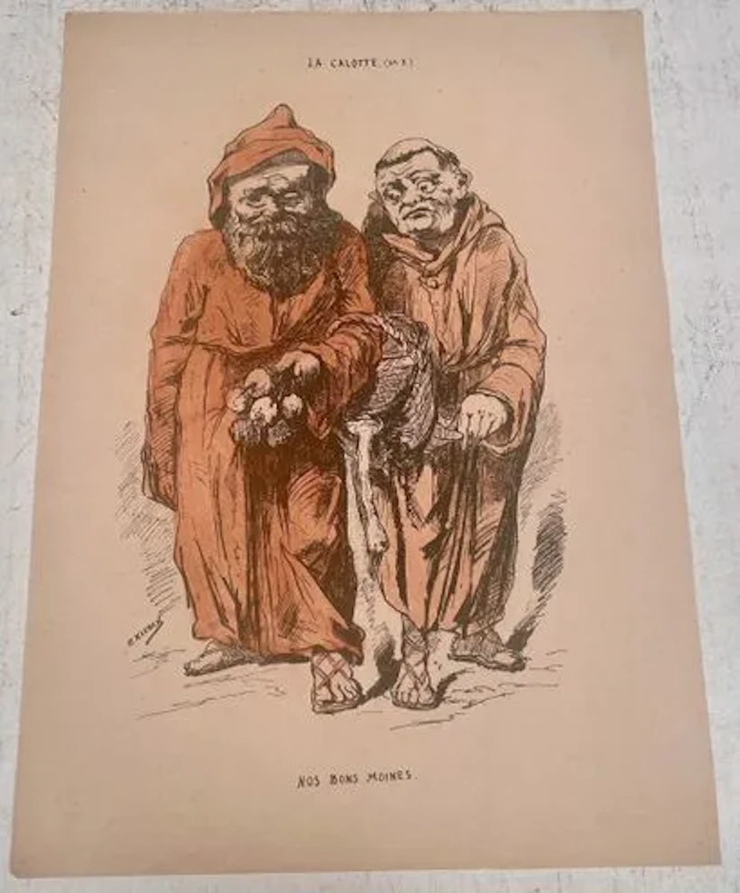 KLENCK — LA CALOTTE, “OUR GOOD MONKS” - Lot 149