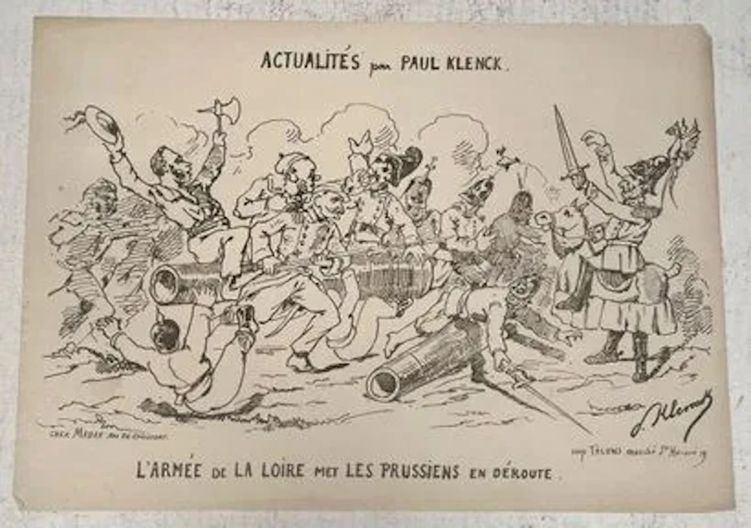 THE ARMY OF THE LOIRE ROBS THE PRUSSIANS OF THEIR FOOTING — - Lot 164