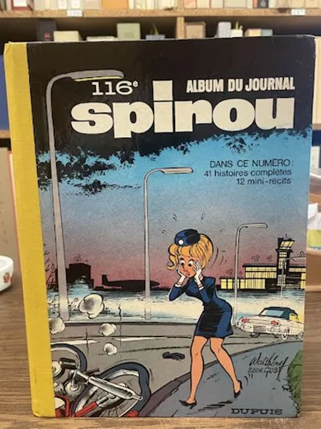 Album Spirou N° 116 - Reliure Éditeur Dupuis - 1970 (Dos Jau - Lot 266
