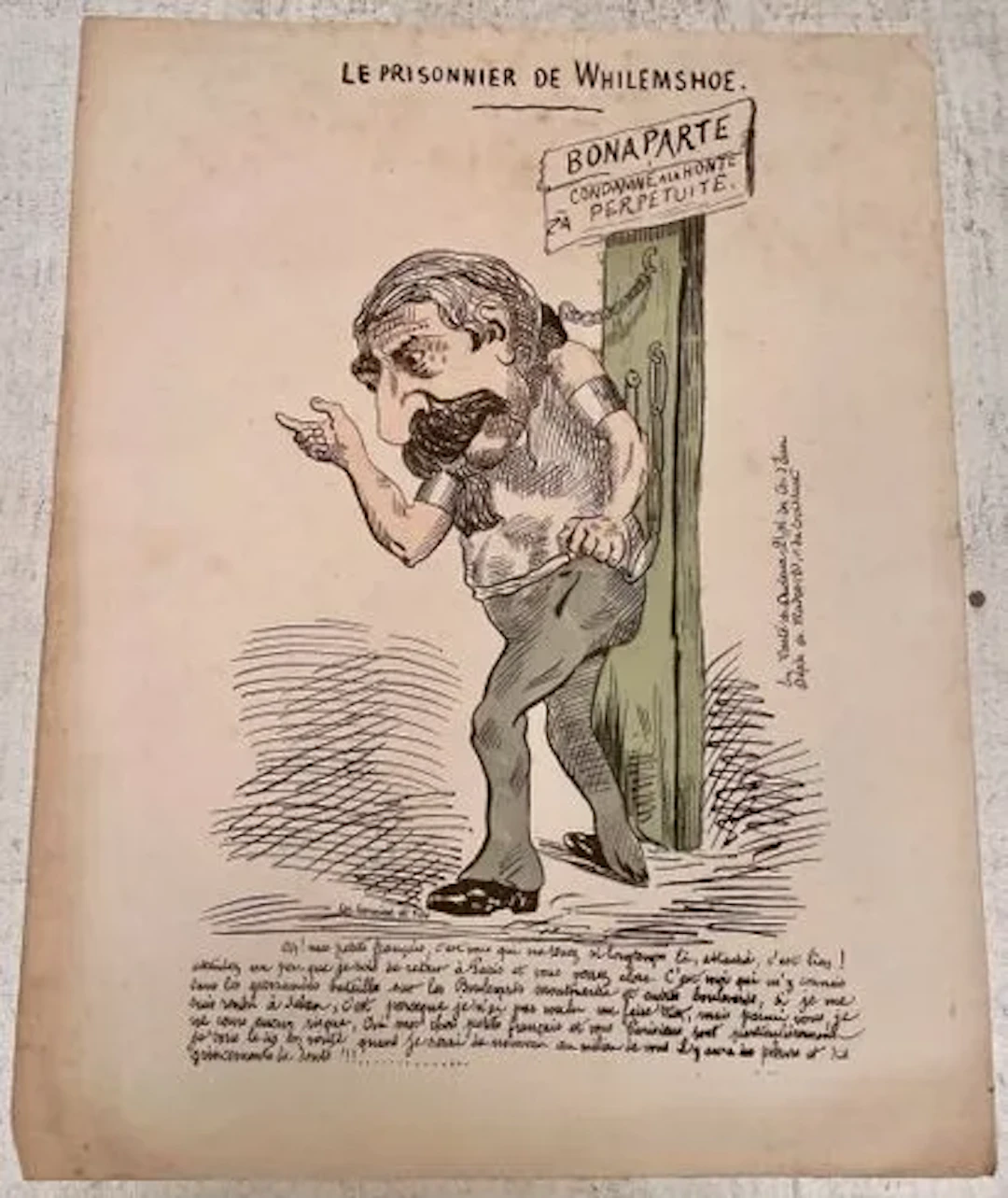 HADOL — “THE PRISONER OF WILHELMSHOE” - Lot 124