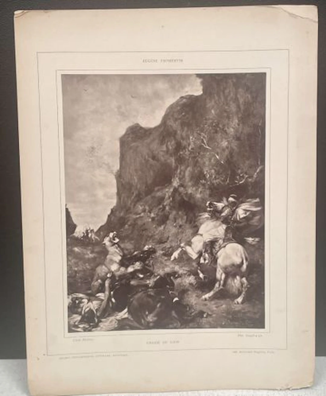 FROMENTIN (Eugène) — CHASSE AU LION - Lot 109