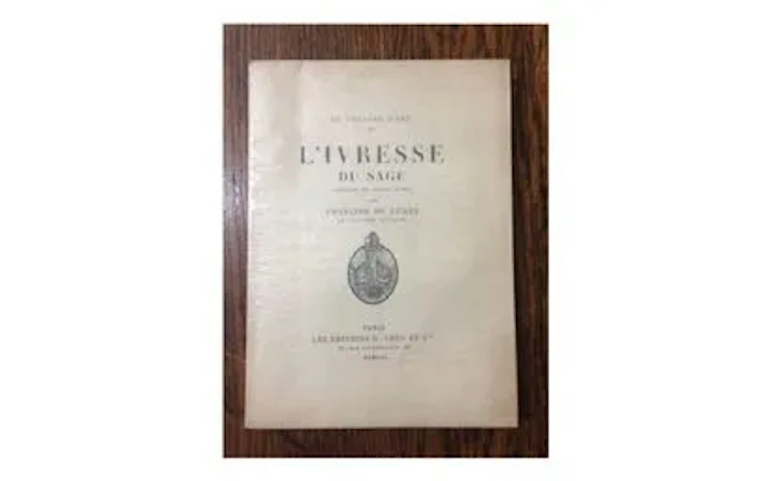 CUREL (François de). *L'Ivresse du Sage*. - Lot 73