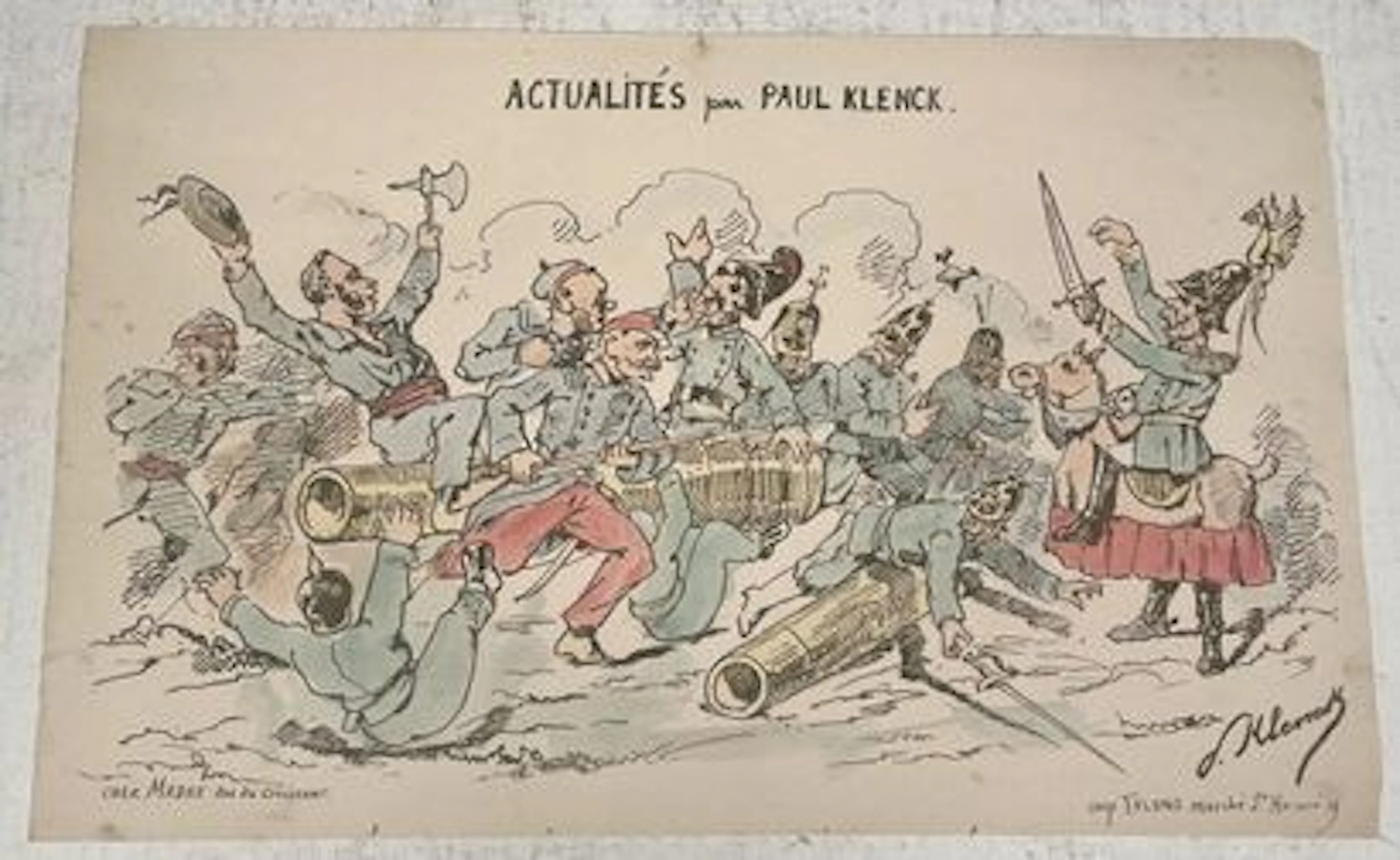 L'ARMÉE DE LA LOIRE MET LES PRUSSIENS EN DÉROUTE — ÉPREUVE C - Lot 163
