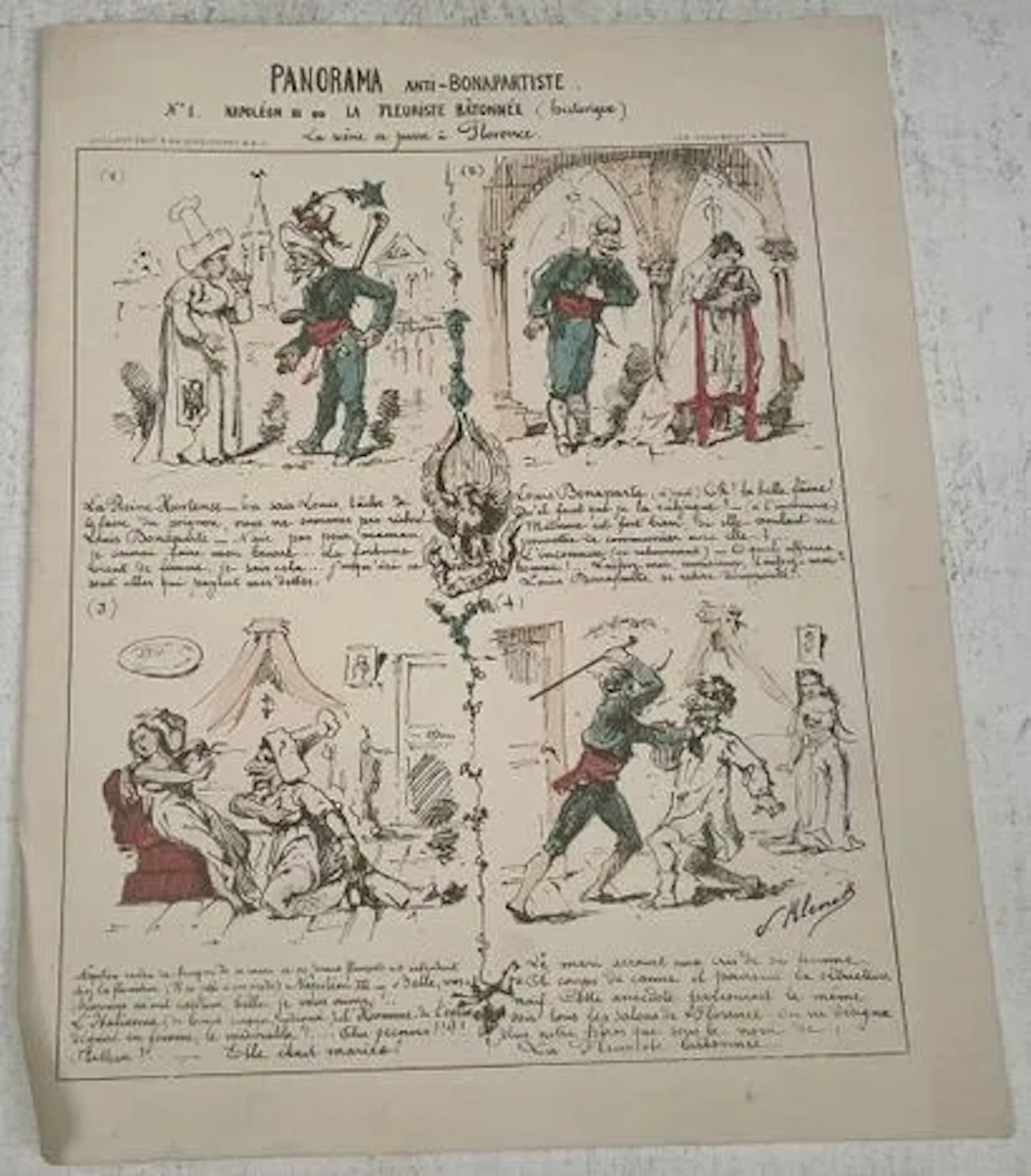 PANORAMA ANTI-BONAPARTISTE - Lot 250