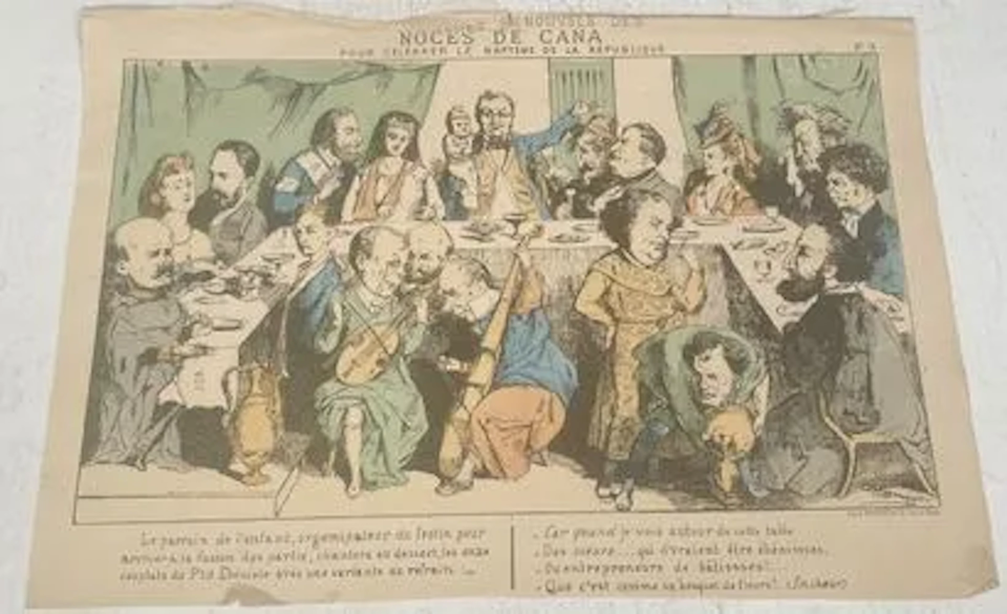 CARICATURE POLITIQUE — NOCES DE CANA - Lot 80