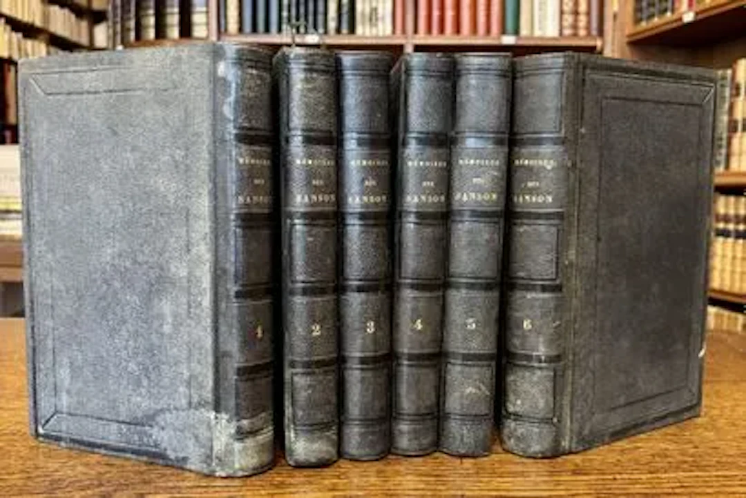 SANSON (Henri-Clément) — Sept générations d'exécuteurs. Mémo - Lot 261
