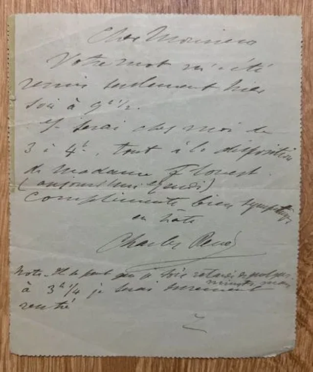 COLLIN (Charles-René) (1827-1911). Musicien, organiste et co - Lot 60