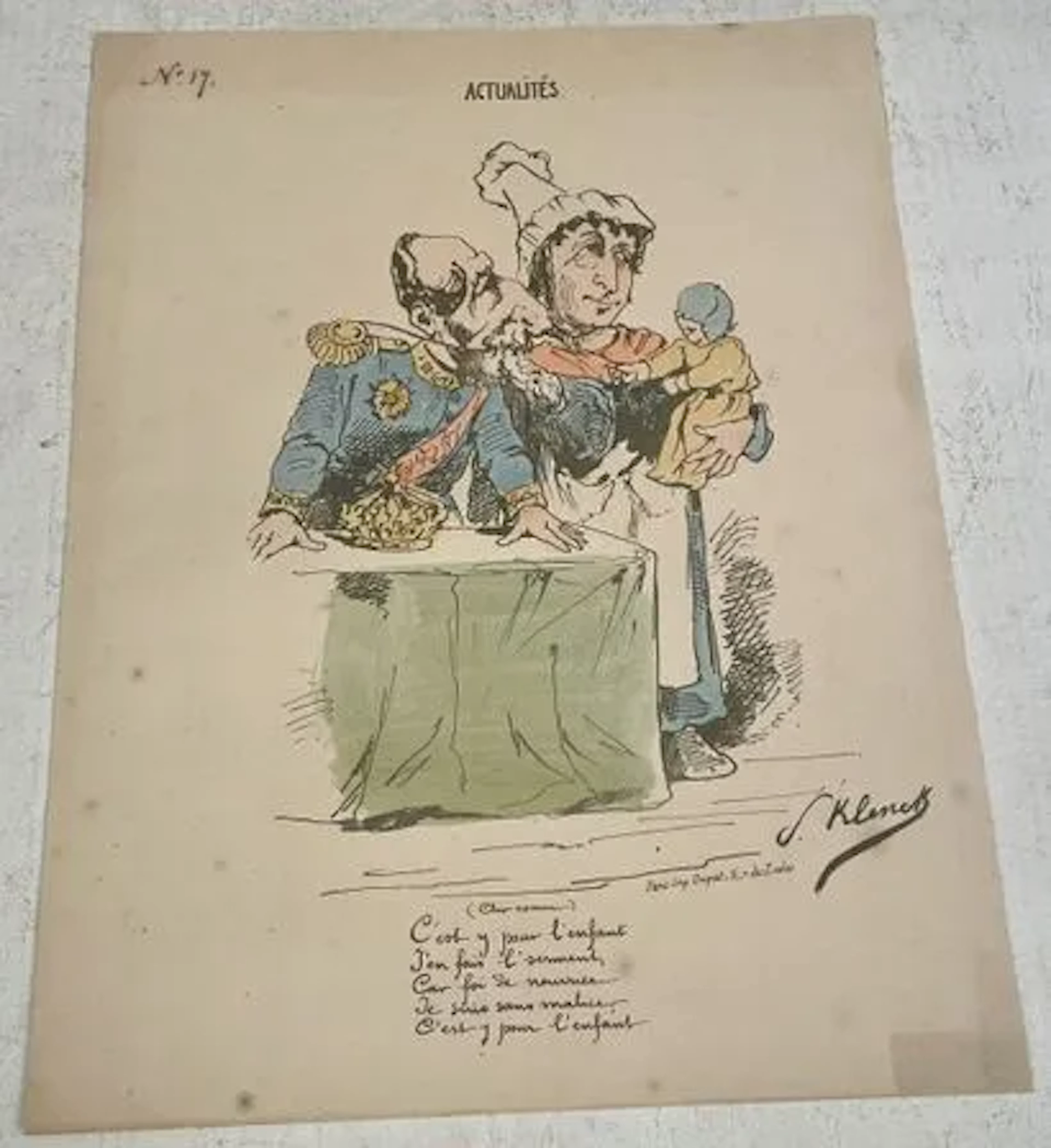 NEWS, No. 17 — IT'S FOR THE CHILD - Lot 37