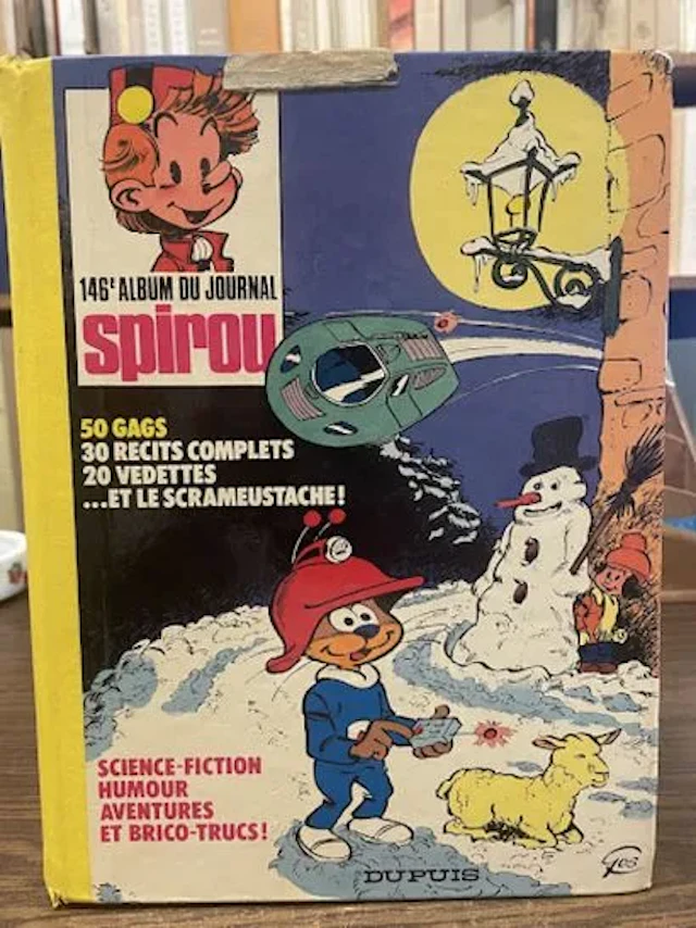 Spirou Album No. 146 - Dupuis Publisher's Binding - 1978 (Ye - Lot 278