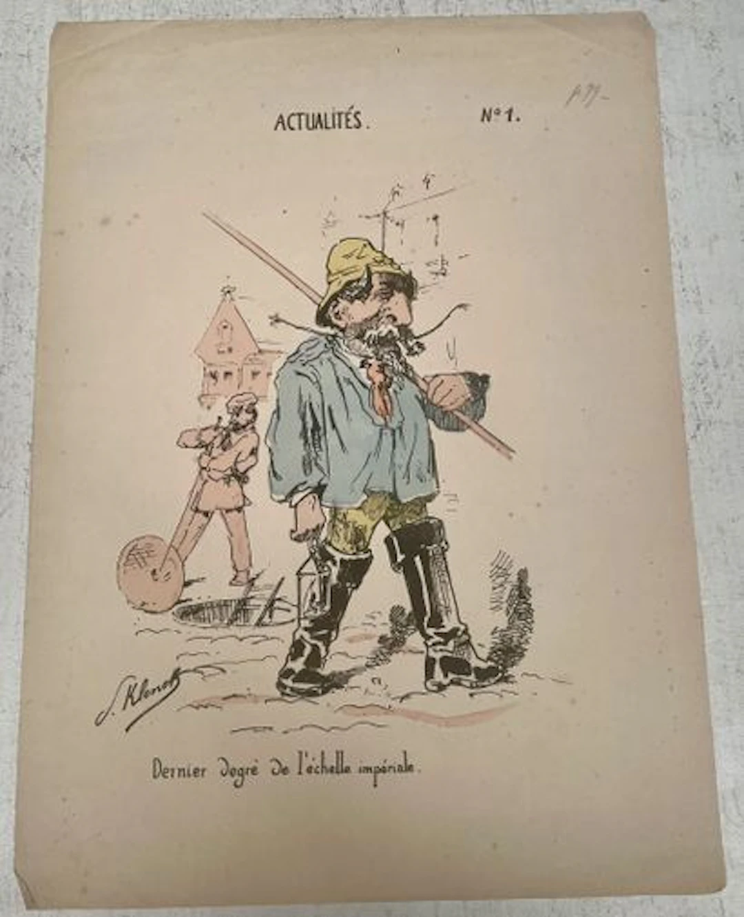 NEWS, No. 1 — THE LOWEST RUNG OF THE IMPERIAL LADDER - Lot 32