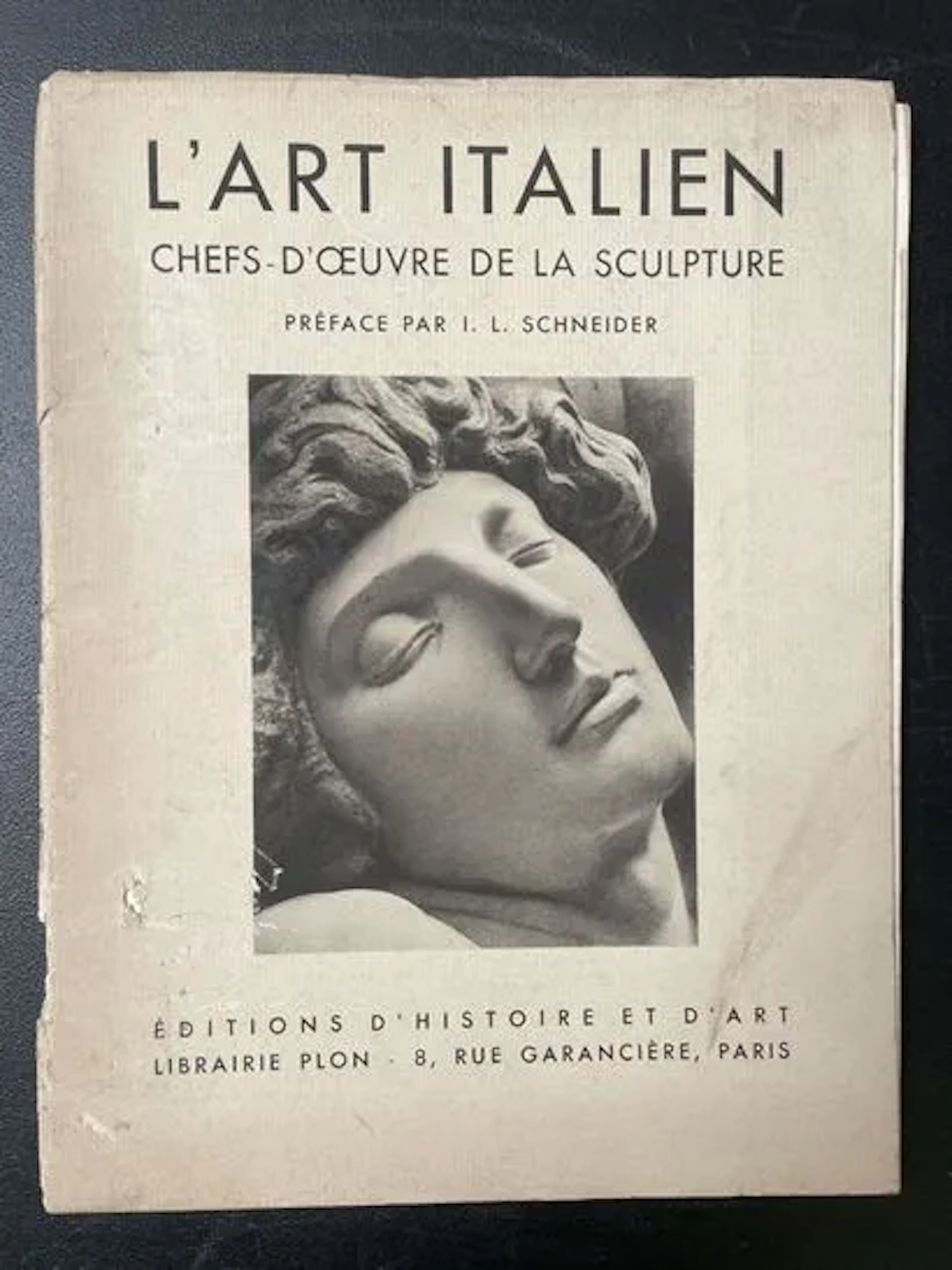 SCHNEIDER (I. L.). L'Art italien. Chefs-d'œuvre de la sculpt - Lot 270