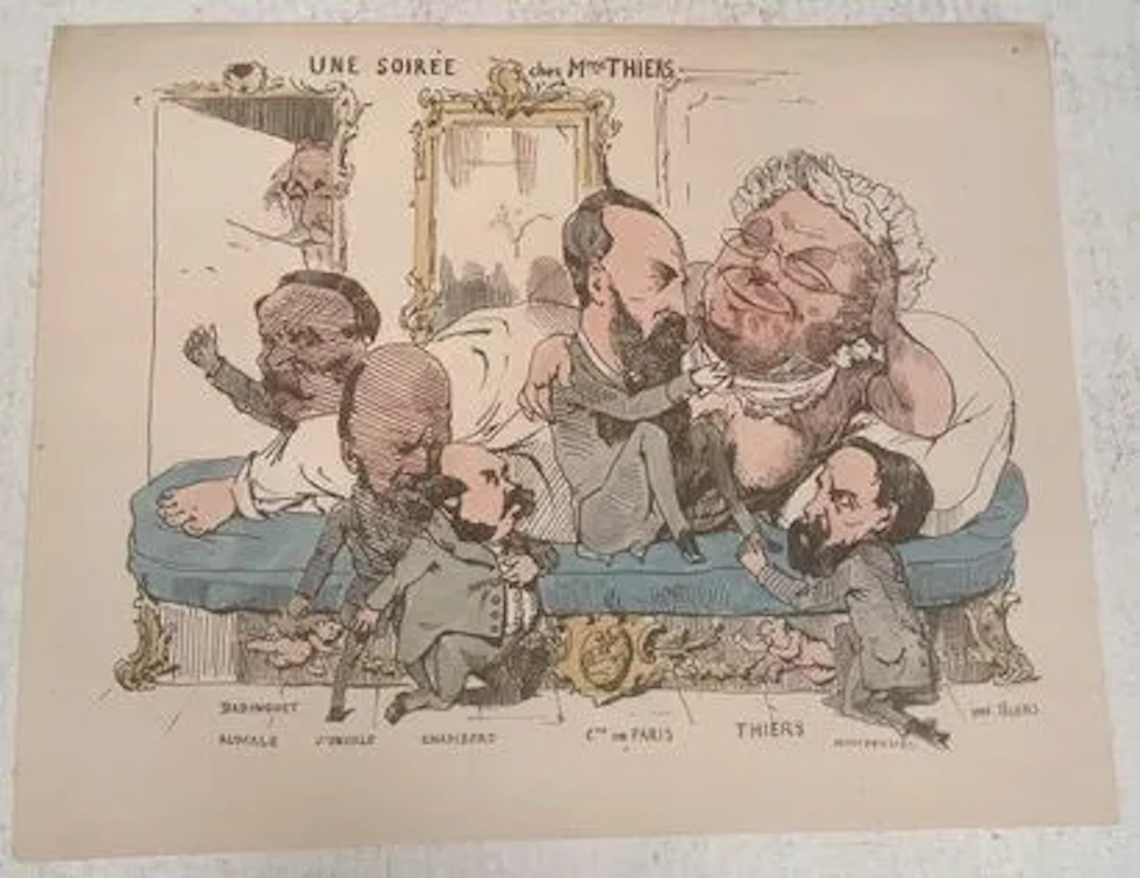 UNE SOIRÉE CHEZ Mme THIERS - Lot 295