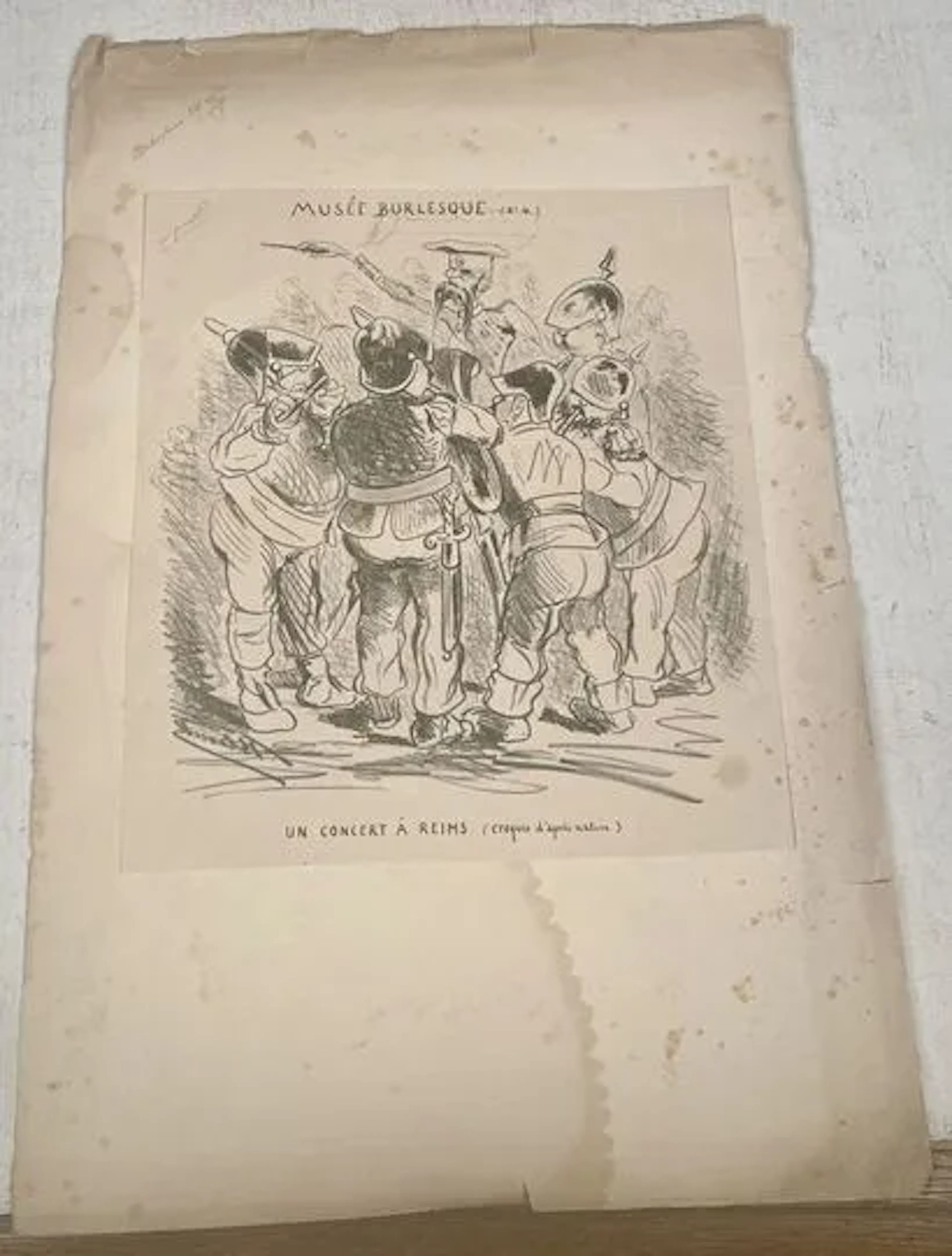 KLENCK — BURLESQUE MUSEUM, “A CONCERT IN REIMS” - Lot 154
