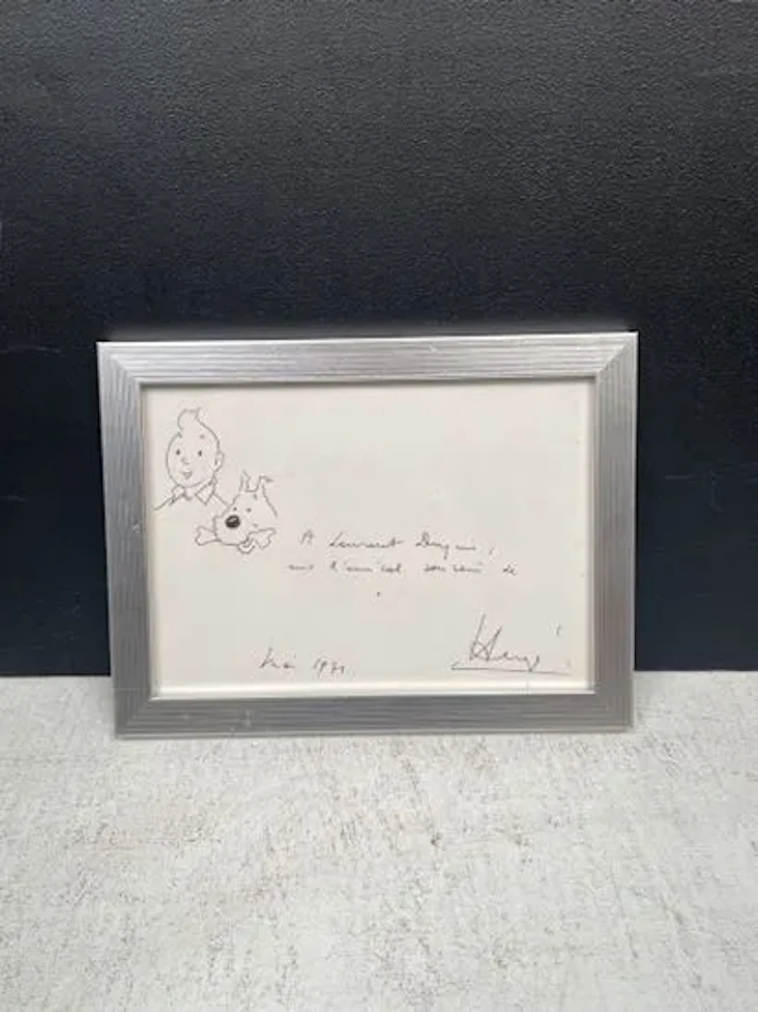 HERGÉ (Georges Remi, 1907–1983) - Tintin and Snowy: Beautifu - Lot 217