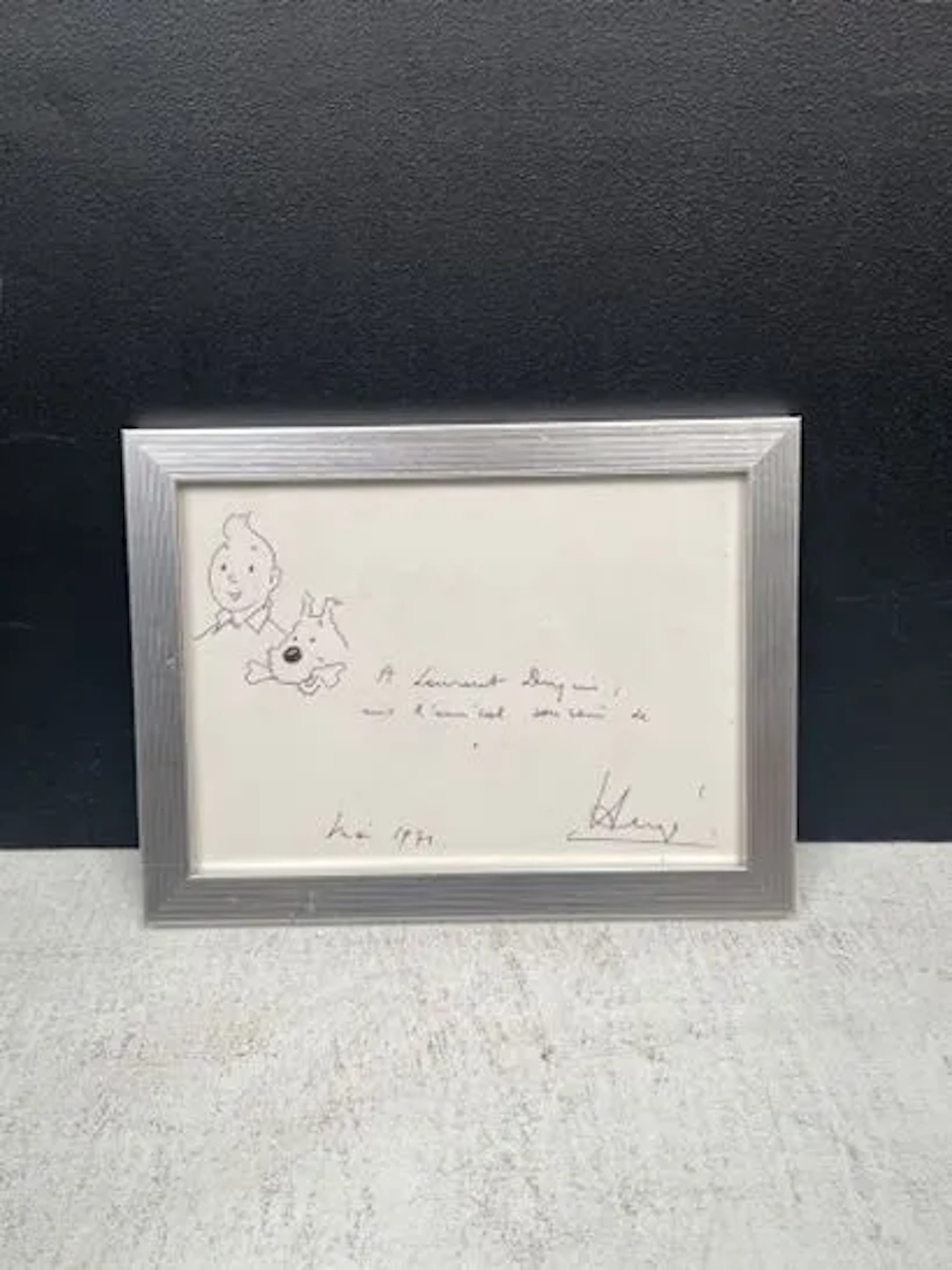 HERGÉ (Georges Remi, 1907–1983) - Tintin and Snowy: Beautifu - Lot 217