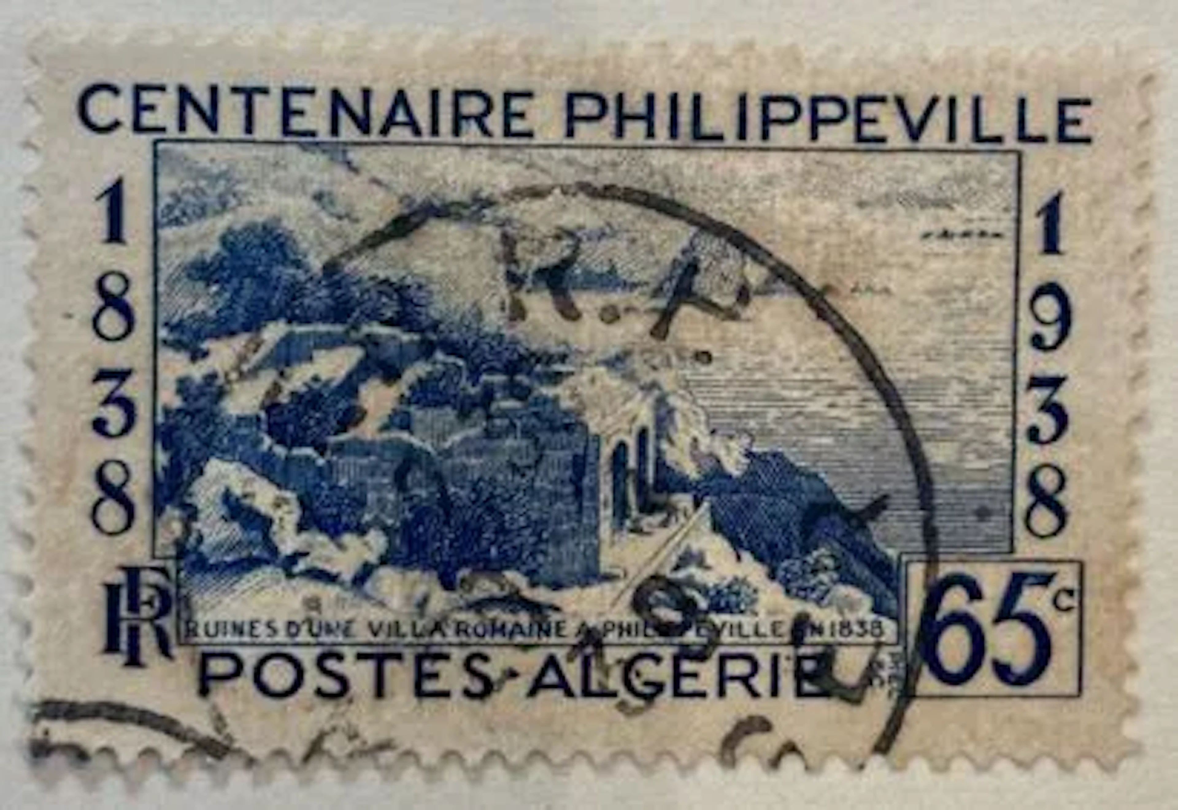 ALGERIA — Centennial of Philippeville — 65 c - Lot 56
