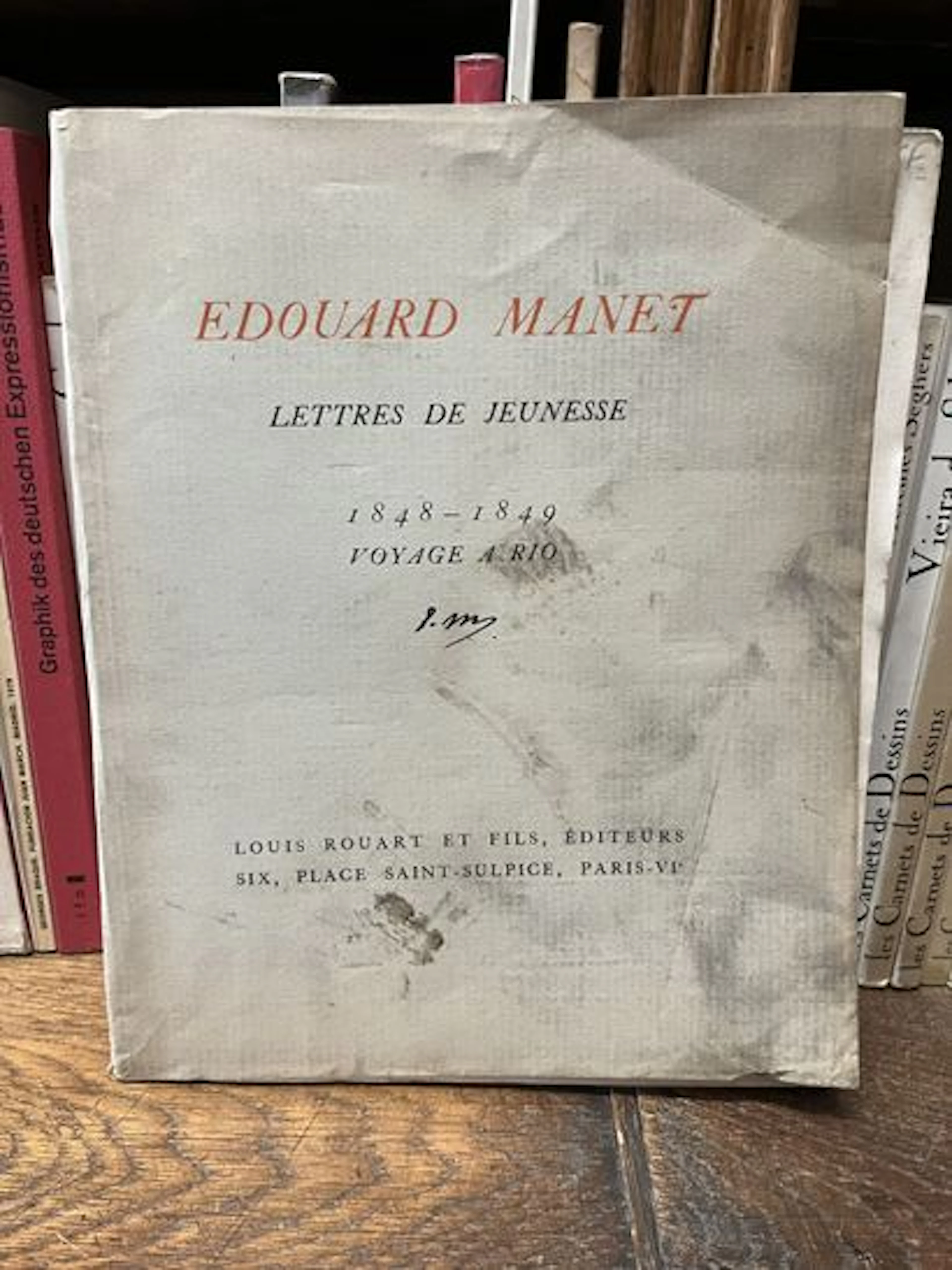 MANET (Édouard). — Early Letters. 1848–1849. Trip to Rio. - Lot 167