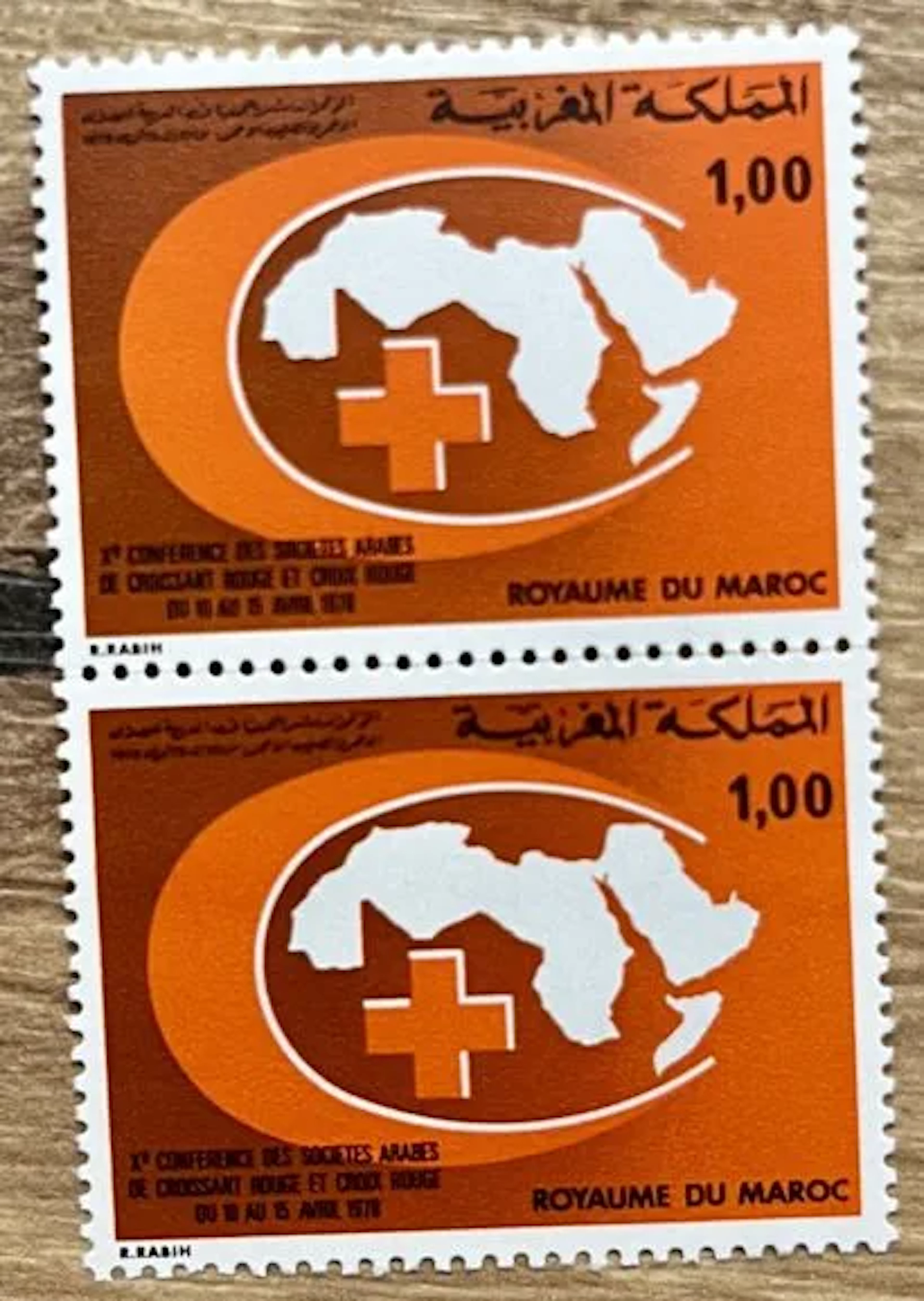 MAROC — CONFÉRENCE DES SOCIÉTÉS ARABES DE CROISSANT-ROUGE ET - Lot 139