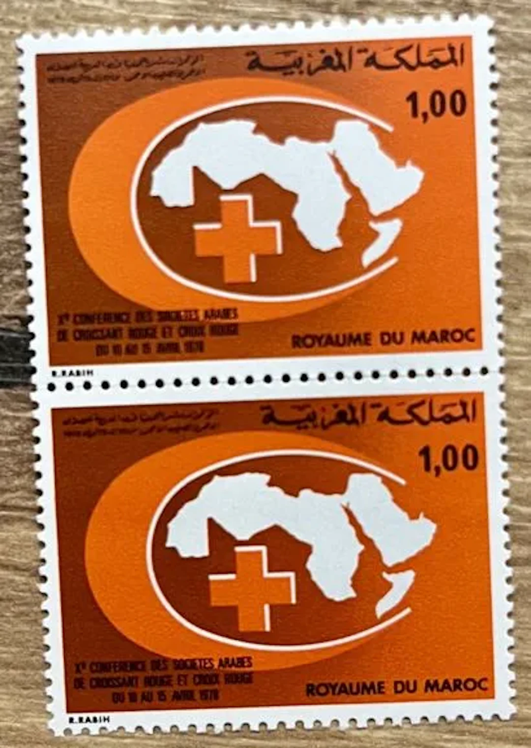 MAROC — CONFÉRENCE DES SOCIÉTÉS ARABES DE CROISSANT-ROUGE ET - Lot 139